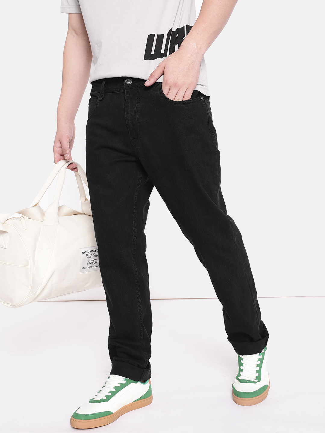 The Roadster Lifestyle Co. Slim Fit Stretchable Jeans, Black
The Roadster Lifestyle Co. Slim Fit Stretchable Jeans, Black