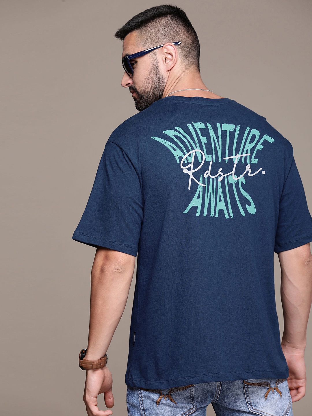 The Roadster Lifestyle Co. Men Brand Logo Printed Pure Cotton T-shirt, Navy blue
The Roadster Lifestyle Co. Men Brand Logo Printed Pure Cotton T-shirt, Navy blue
