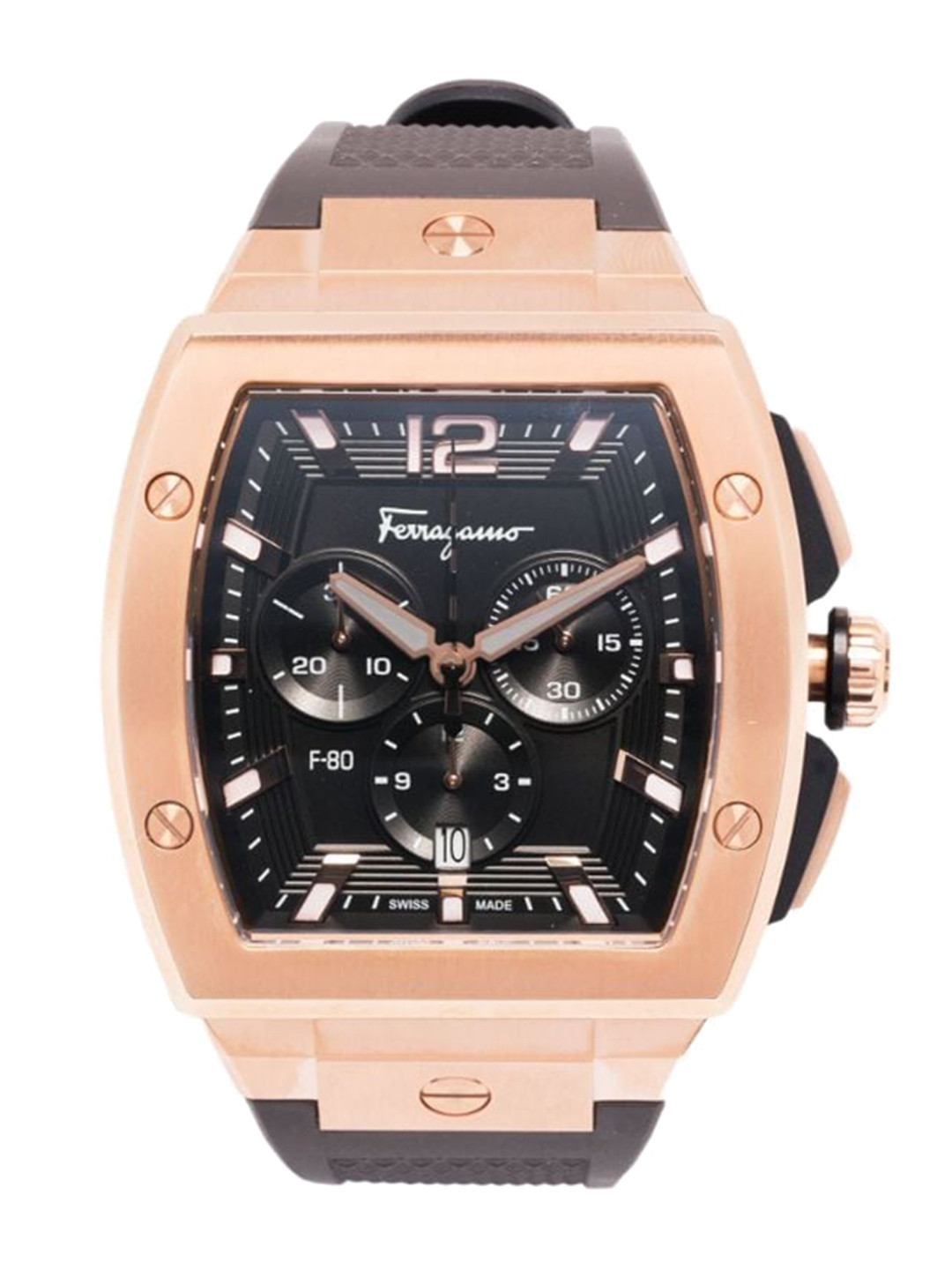 Ferragamo Men Embellished Bracelet Style Straps Analogue Watch SFKE00323, Black
Ferragamo Men Embellished Bracelet Style Straps Analogue Watch SFKE00323, Black