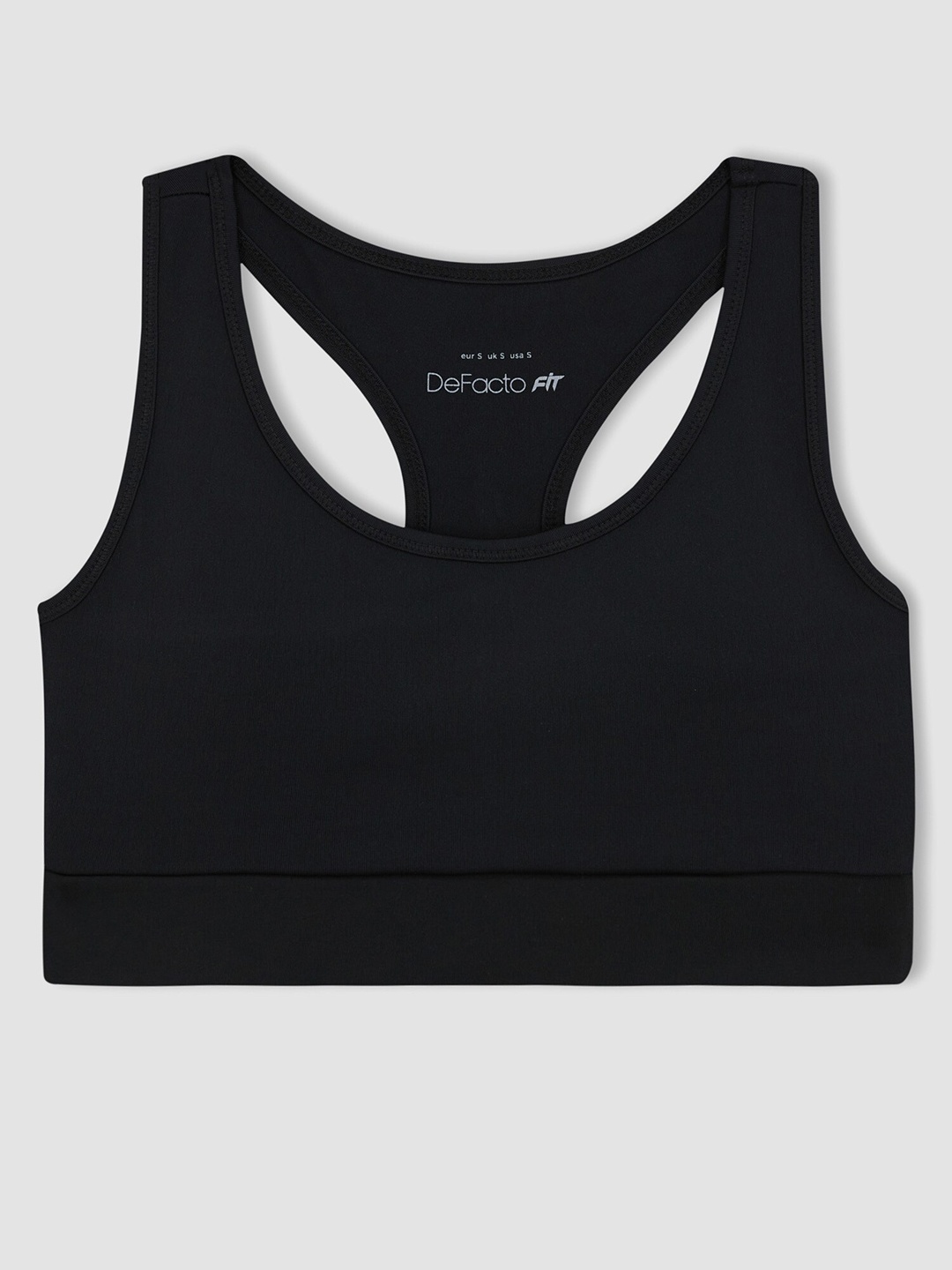 DeFacto Workout Bra With Full Coverage Lightly Padded All Day Comfort Non-Wired, Black
DeFacto Workout Bra With Full Coverage Lightly Padded All Day Comfort Non-Wired, Black