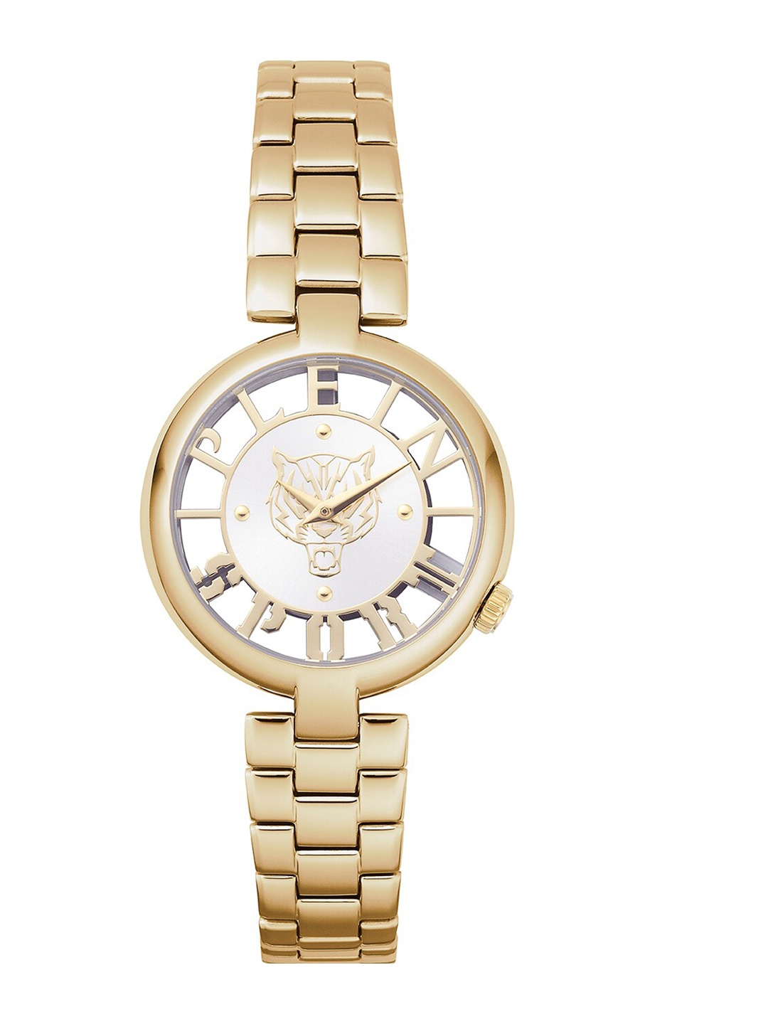 PLEIN SPORT Women Textured Dial & Bracelet Style Straps Analogue Watch PSMBA0323, Silver
PLEIN SPORT Women Textured Dial & Bracelet Style Straps Analogue Watch PSMBA0323, Silver