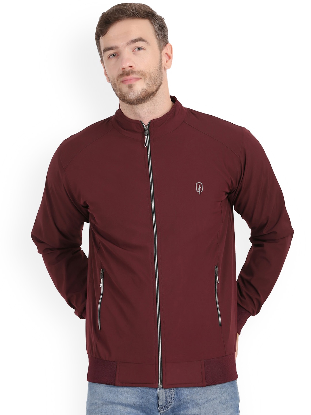 BLUEFICUS Mandarin Collar Windcheater & Water Resistant Rapid Dry Bomber Jacket, Maroon
BLUEFICUS Mandarin Collar Windcheater & Water Resistant Rapid Dry Bomber Jacket, Maroon