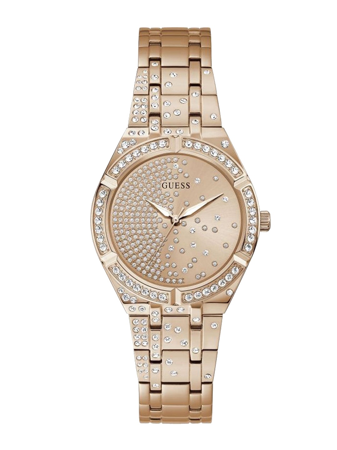 GUESS Women Embellished Dial & Stainless Steel Straps Analogue Watch GW0312L3, Rose gold
GUESS Women Embellished Dial & Stainless Steel Straps Analogue Watch GW0312L3, Rose gold