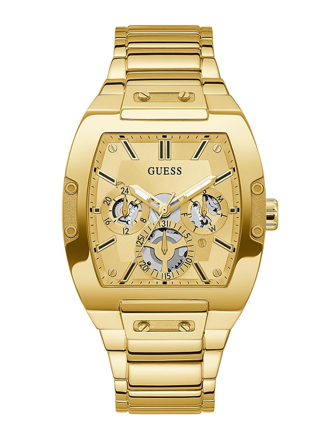 GUESS Men Water Resistance Stainless Steel Analogue Watch GW0456G2, Gold
GUESS Men Water Resistance Stainless Steel Analogue Watch GW0456G2, Gold