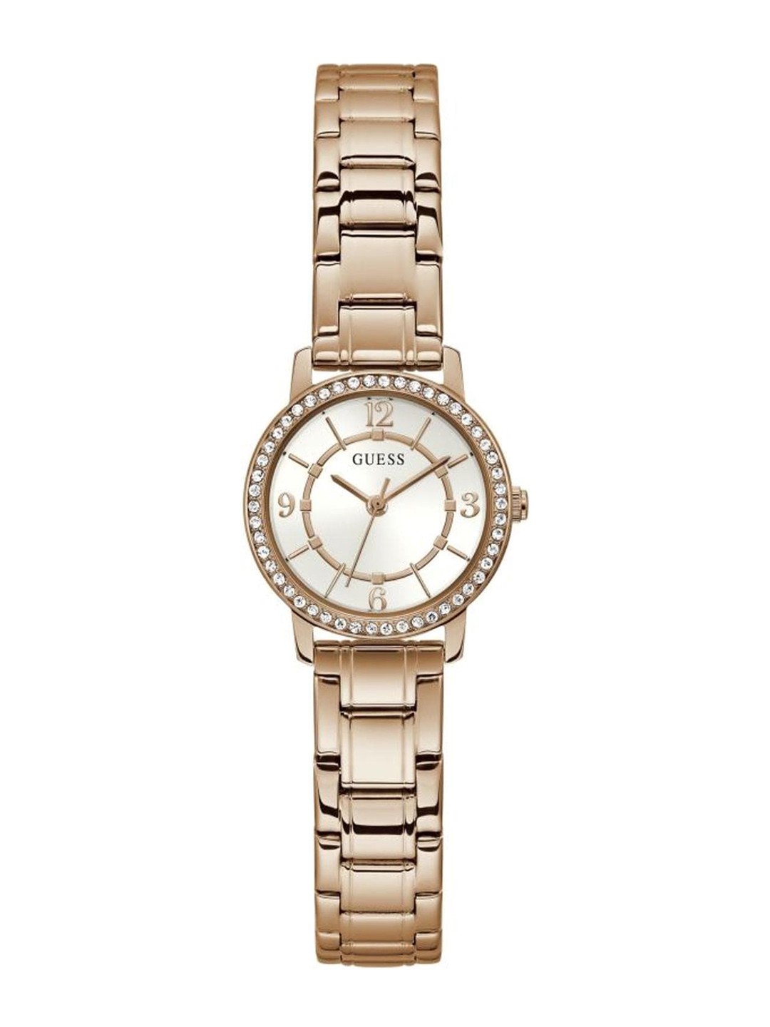 GUESS Women Embellished Dial & Stainless Steel Straps Analogue Watch GW0468L3, White
GUESS Women Embellished Dial & Stainless Steel Straps Analogue Watch GW0468L3, White