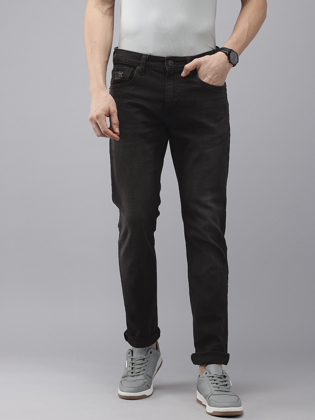 U.S. Polo Assn. Denim Co. Men Brandon Slim Fit Light Fade Stretchable Jeans, Black
U.S. Polo Assn. Denim Co. Men Brandon Slim Fit Light Fade Stretchable Jeans, Black