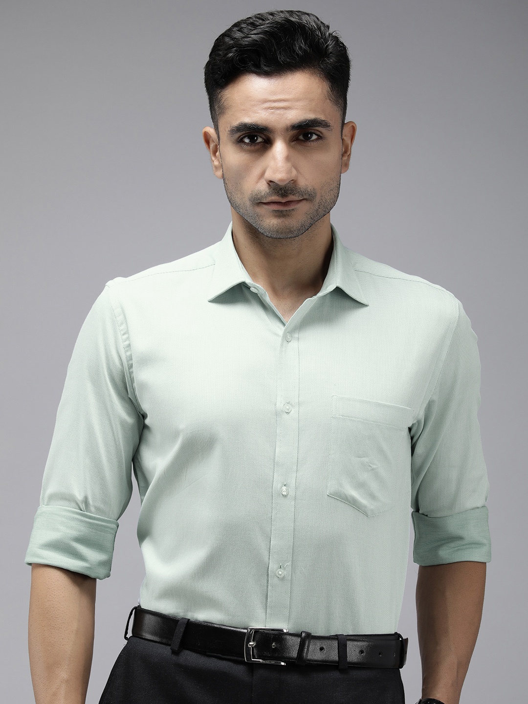 Park Avenue Pure Cotton Self Design Slim Fit Textured Formal Shirt, Green
Park Avenue Pure Cotton Self Design Slim Fit Textured Formal Shirt, Green