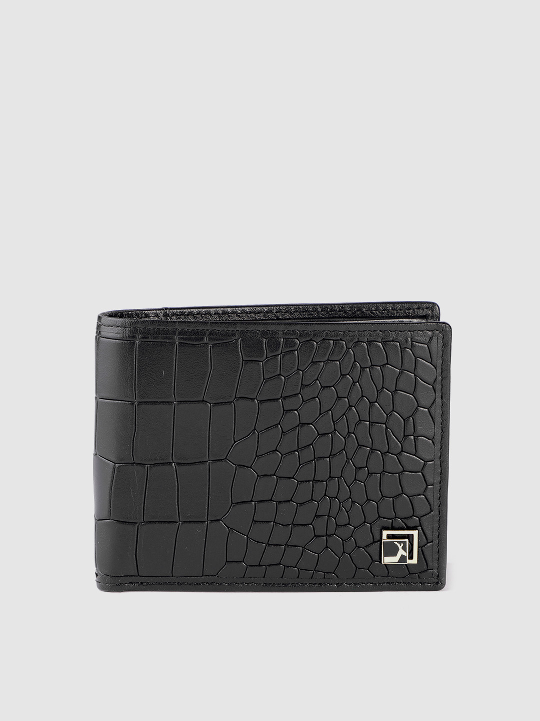 Da Milano Men Croc-Textured Leather RFID Two Fold Wallet, Black
Da Milano Men Croc-Textured Leather RFID Two Fold Wallet, Black