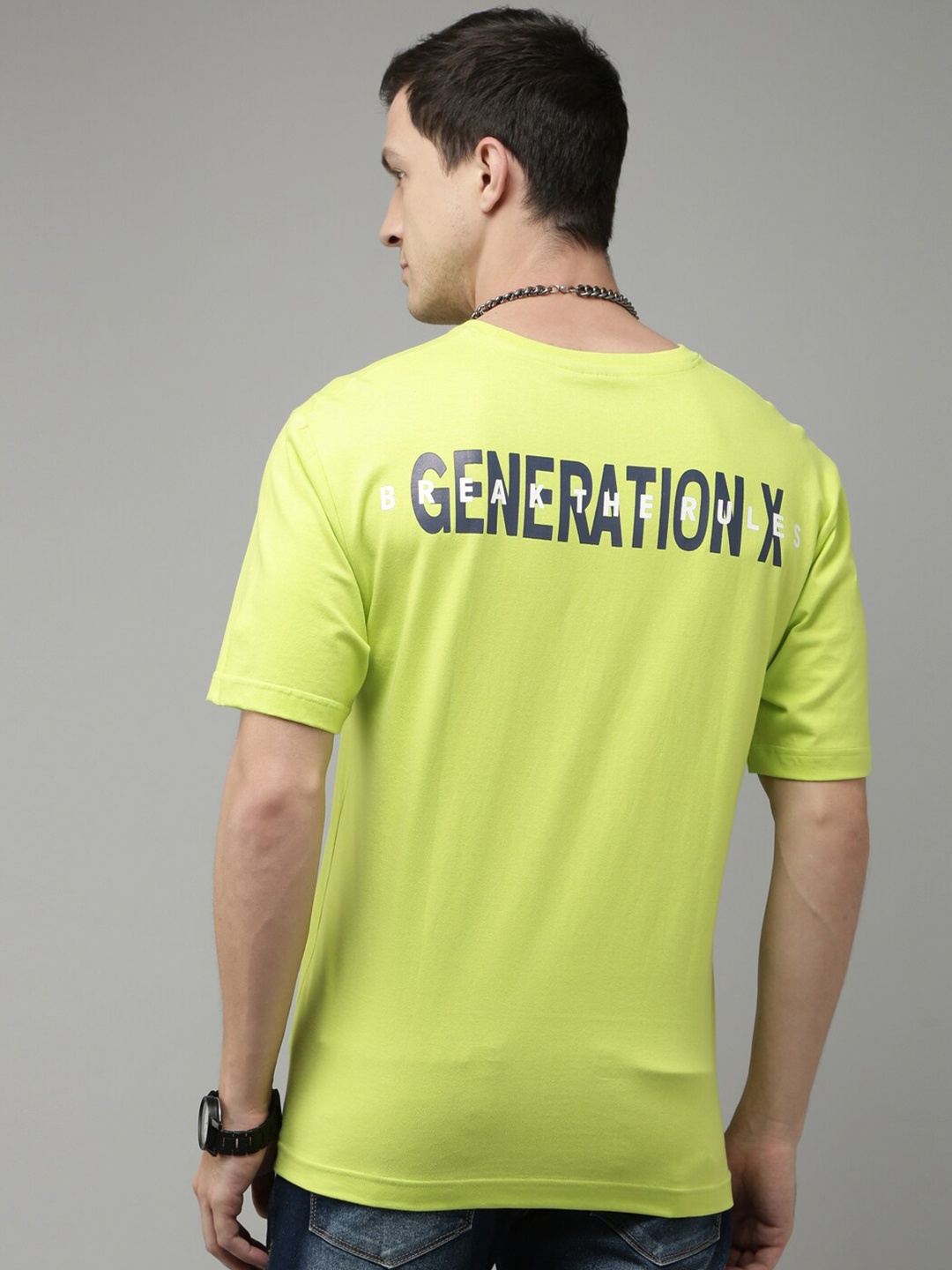 Kryptic Graphic printed Pure Cotton Drop Shoulder Oversized T-Shirt, Fluorescent green
Kryptic Graphic printed Pure Cotton Drop Shoulder Oversized T-Shirt, Fluorescent green