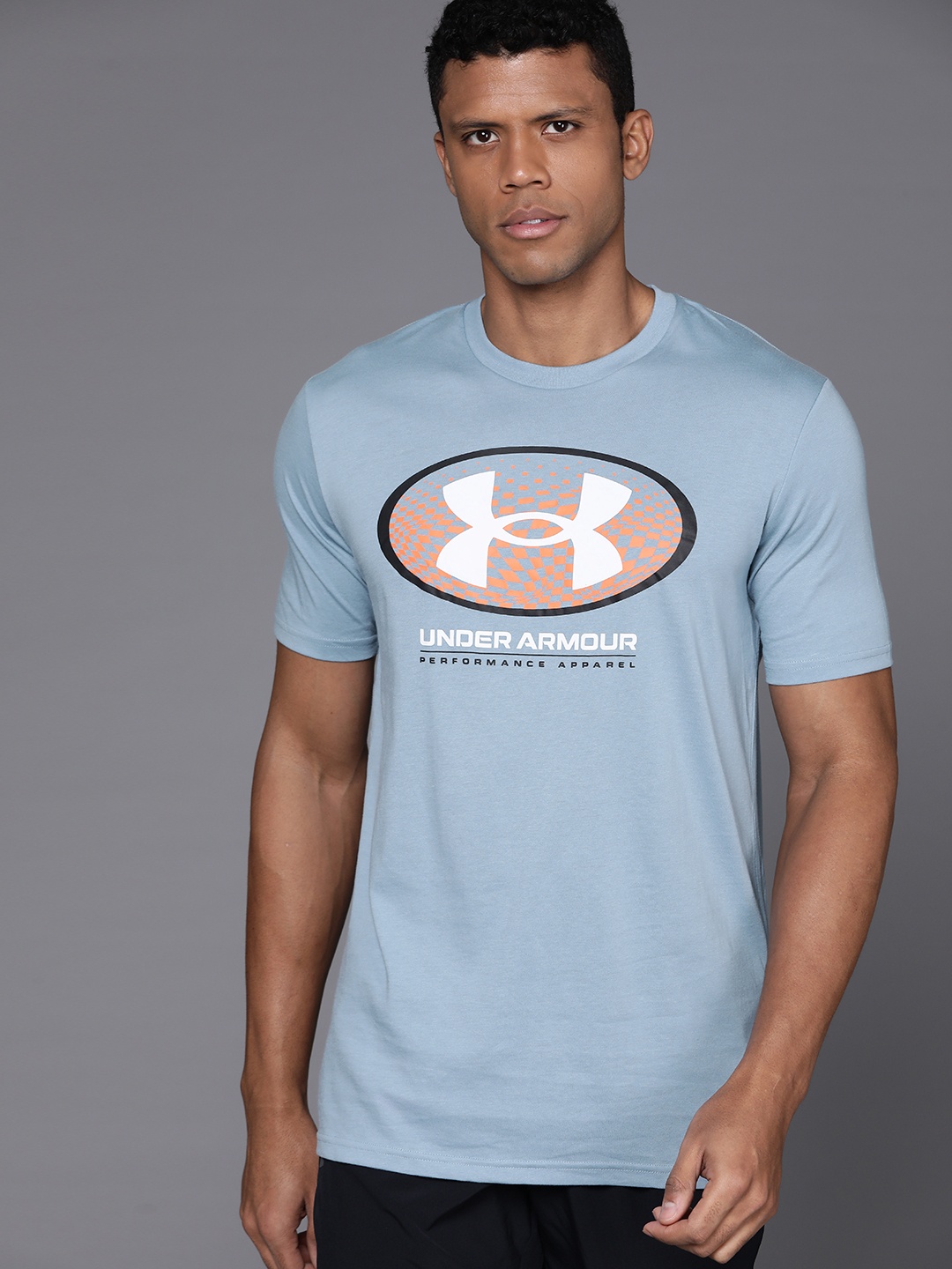 UNDER ARMOUR Brand Logo Printed Loose Fit Multi-Color Lockertag Training Tshirt, Blue
UNDER ARMOUR Brand Logo Printed Loose Fit Multi-Color Lockertag Training Tshirt, Blue