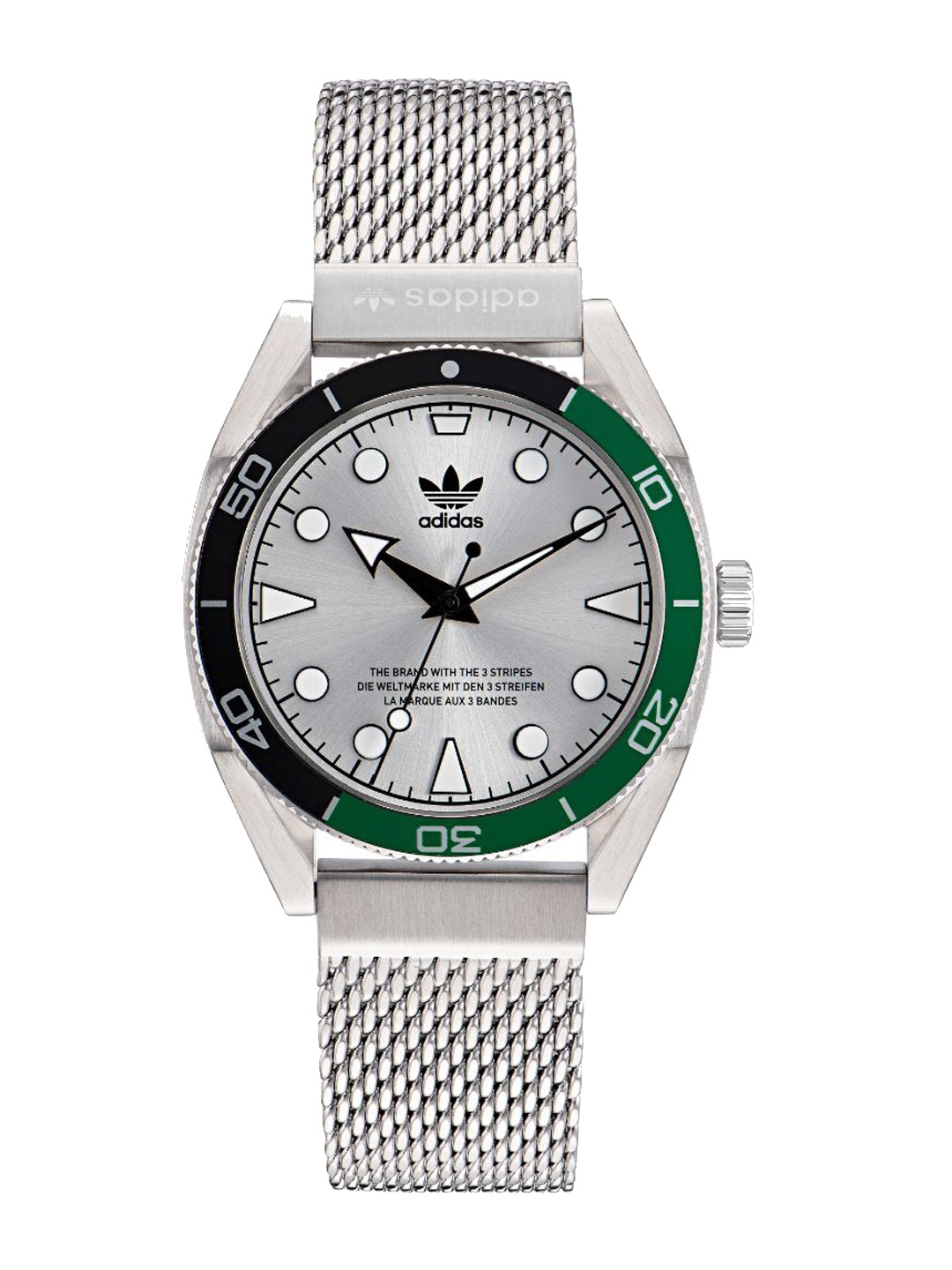 ADIDAS Originals Stainless Steel Bracelet Style Straps Analogue Watch AOFH22503, Silver
ADIDAS Originals Stainless Steel Bracelet Style Straps Analogue Watch AOFH22503, Silver