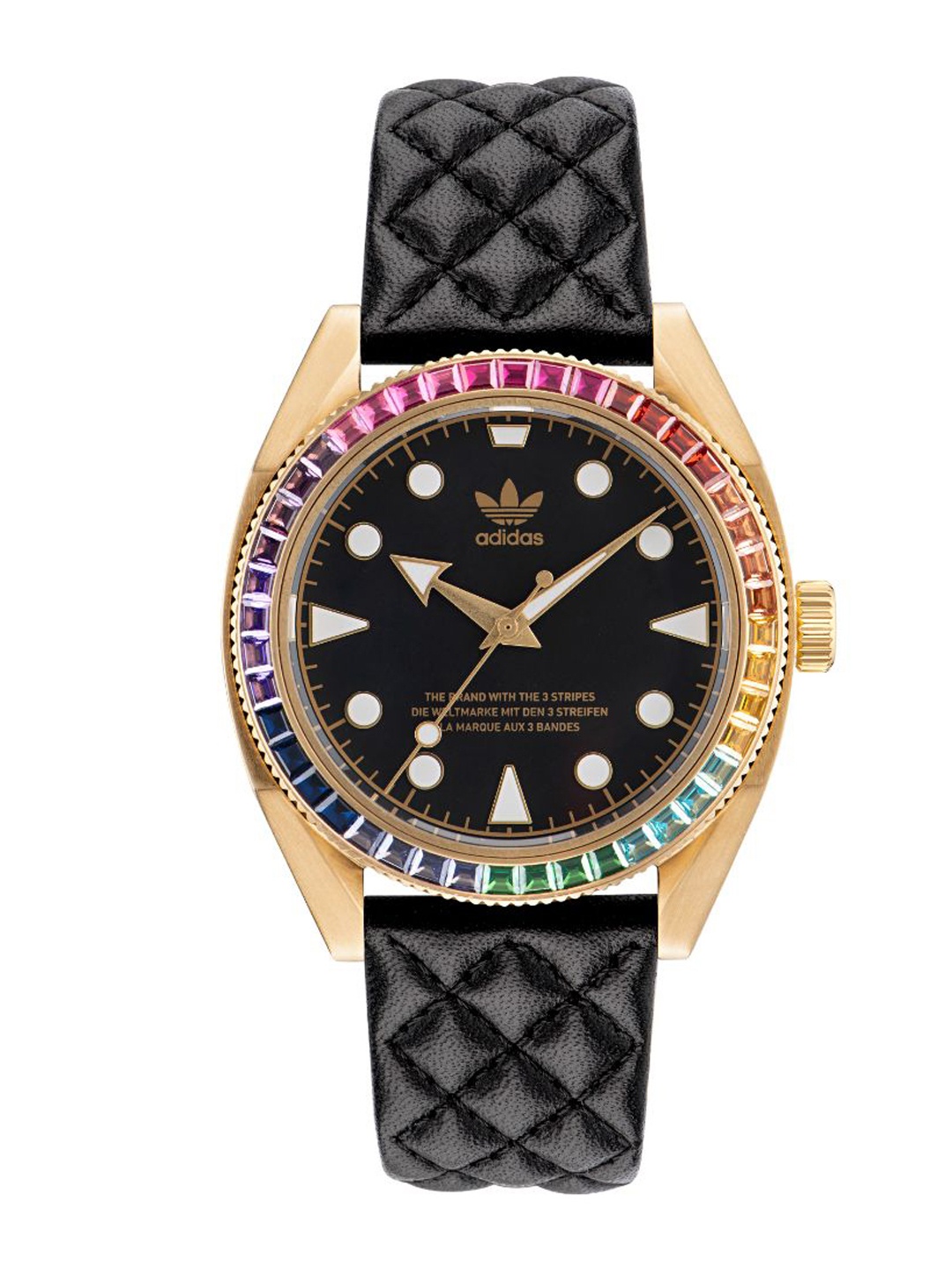 ADIDAS Originals Unisex Embellished Leather Textured Straps Analogue Watch AOFH23002, Black
ADIDAS Originals Unisex Embellished Leather Textured Straps Analogue Watch AOFH23002, Black