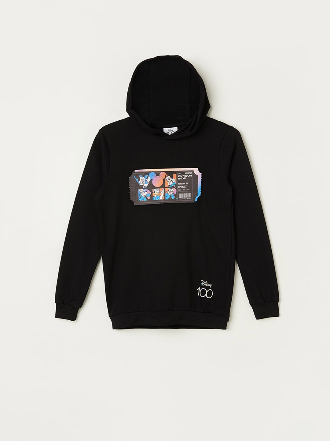 Fame Forever by Lifestyle Boys Mickey Mouse Printed Hooded Cotton Pullover Sweatshirt, Black
Fame Forever by Lifestyle Boys Mickey Mouse Printed Hooded Cotton Pullover Sweatshirt, Black