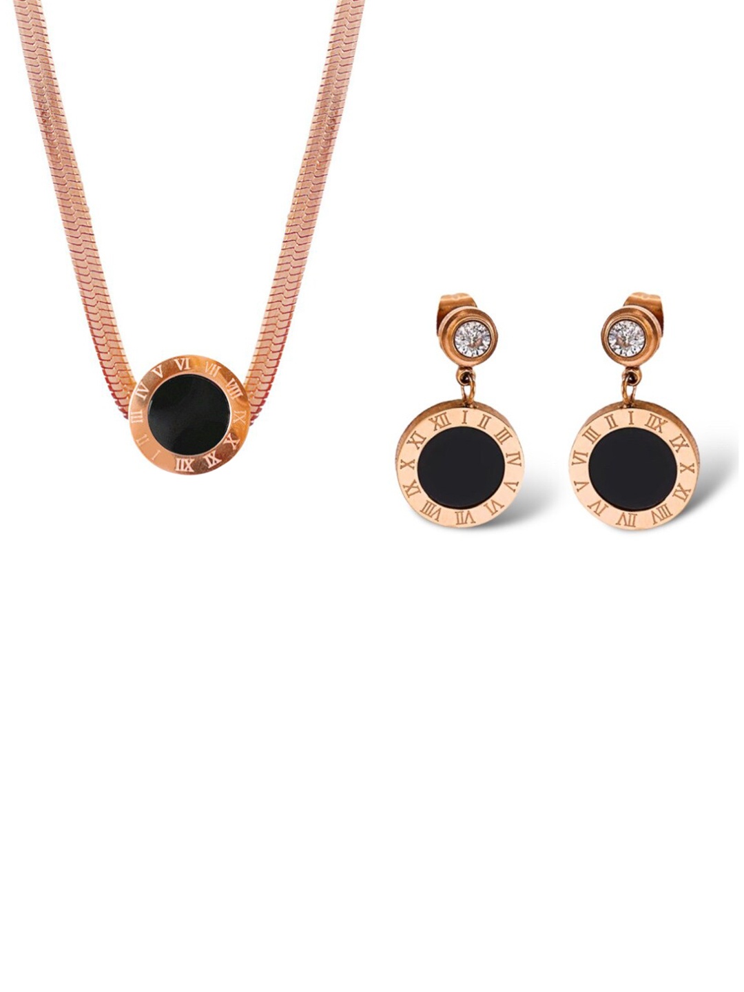 MYKI Rose Gold-Plated Jewellery Set