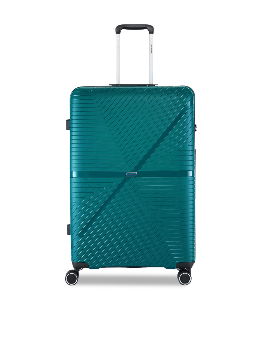 Stony Brook by Nasher Miles Axis Textured Hard-Sided Large Trolley Suitcase - 105 L, Teal
Stony Brook by Nasher Miles Axis Textured Hard-Sided Large Trolley Suitcase - 105 L, Teal