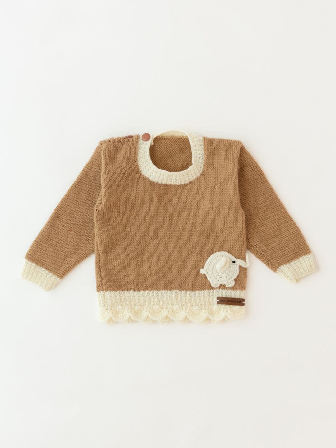 The Original Knit Kids Pullover Sweater, Beige