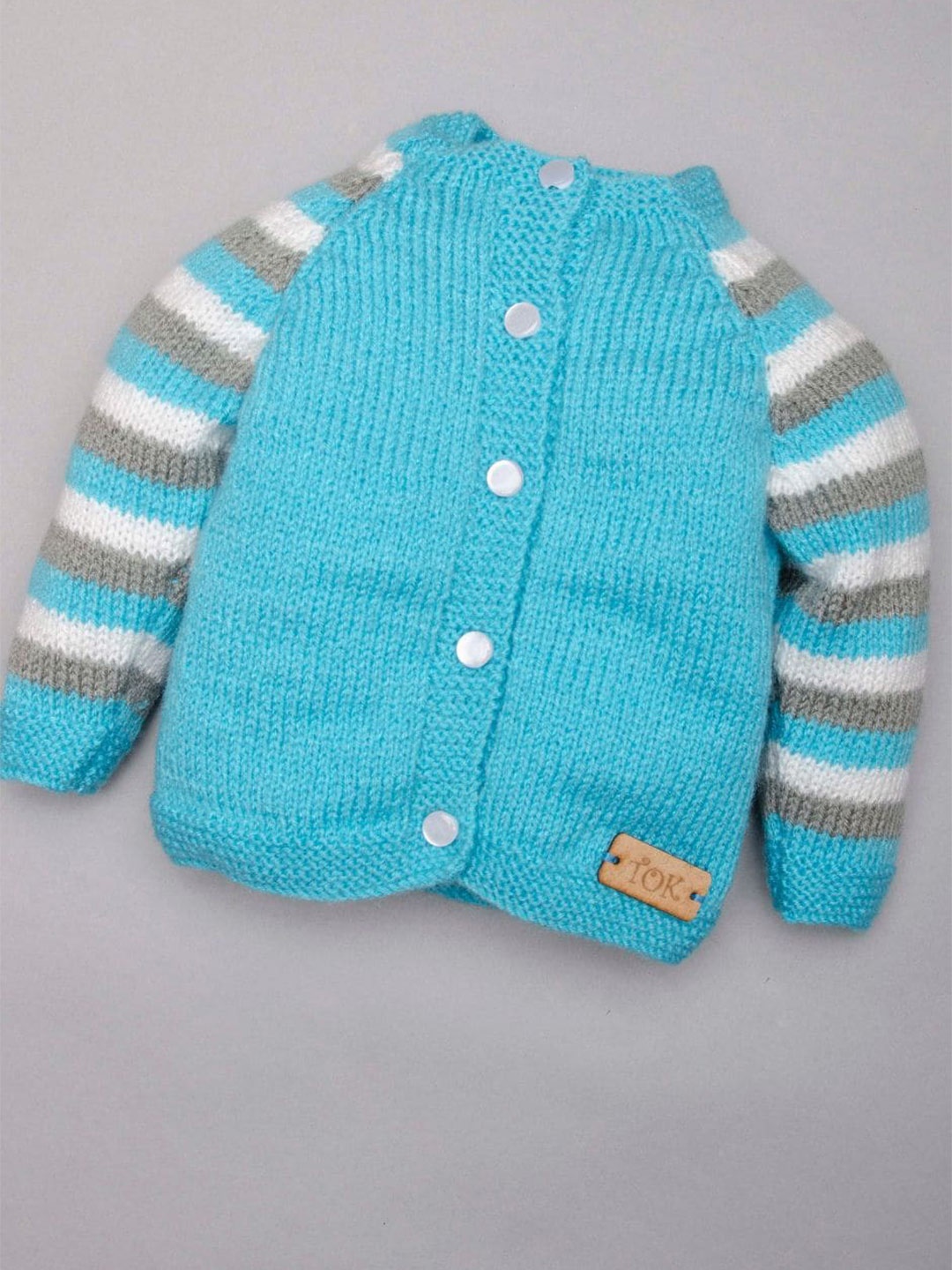 The Original Knit Kids Ribbed Cardigan, Blue