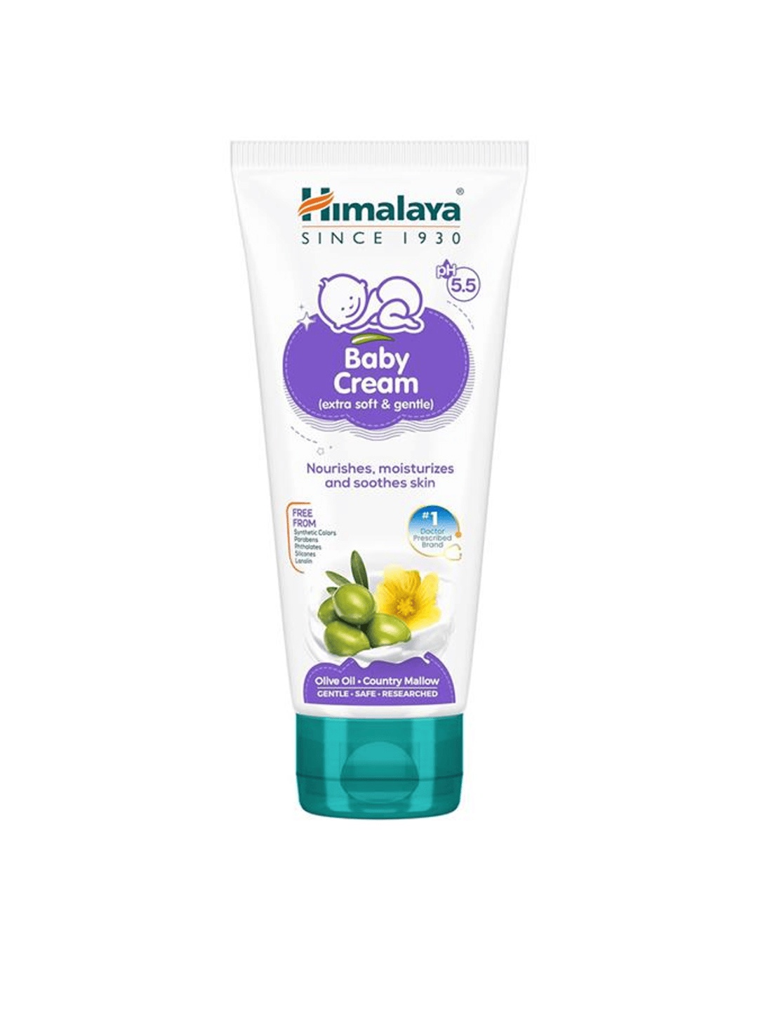 Himalaya Extra Soft & Gentle Baby Cream with Olive Oil & Country Mallow - 100ml, White
Himalaya Extra Soft & Gentle Baby Cream with Olive Oil & Country Mallow - 100ml, White