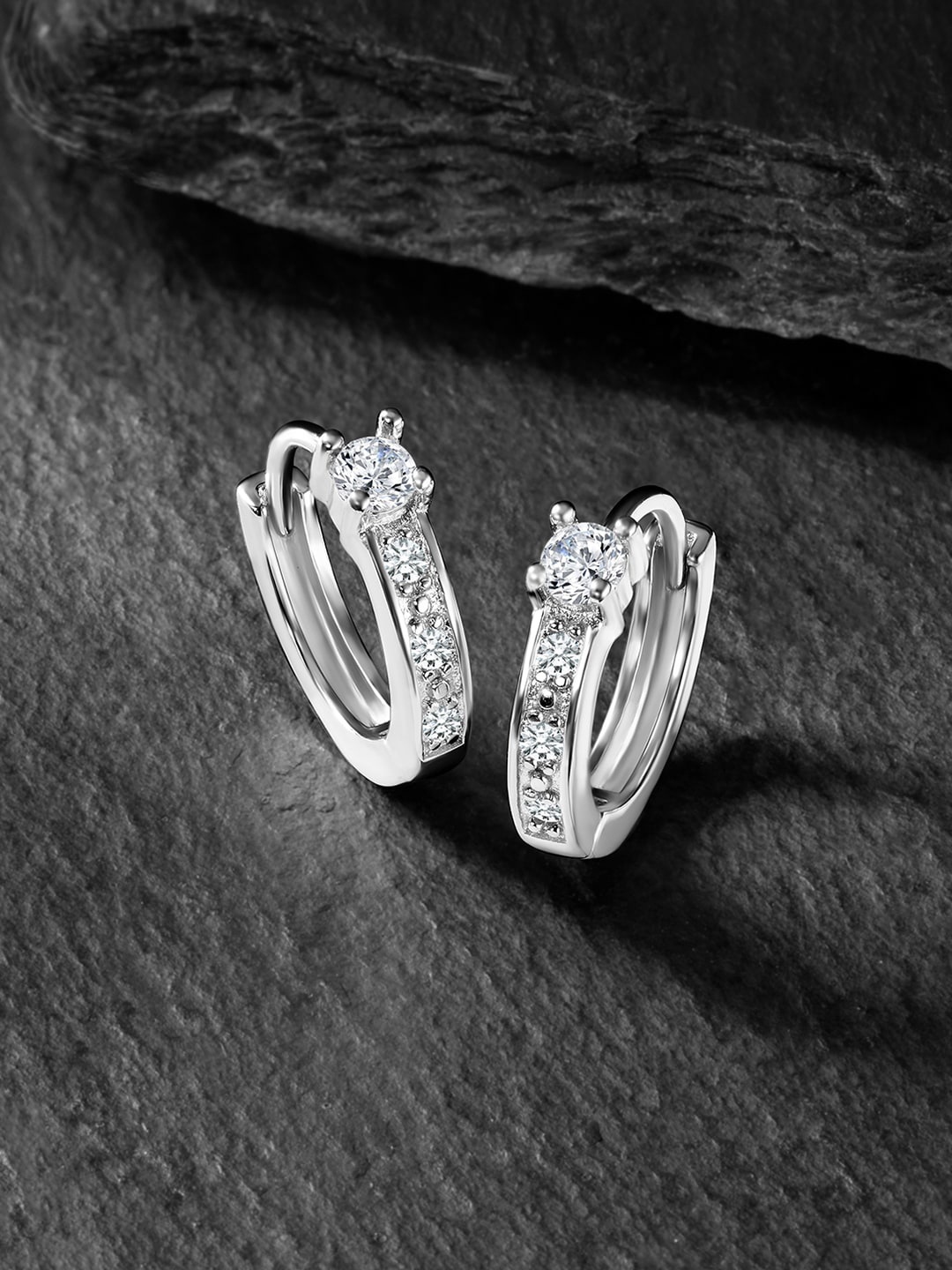 Silvora by Peora Girls 925 Sterling Silver Rhodium-Plated Contemporary Hoop Earrings
Silvora by Peora Girls 925 Sterling Silver Rhodium-Plated Contemporary Hoop Earrings