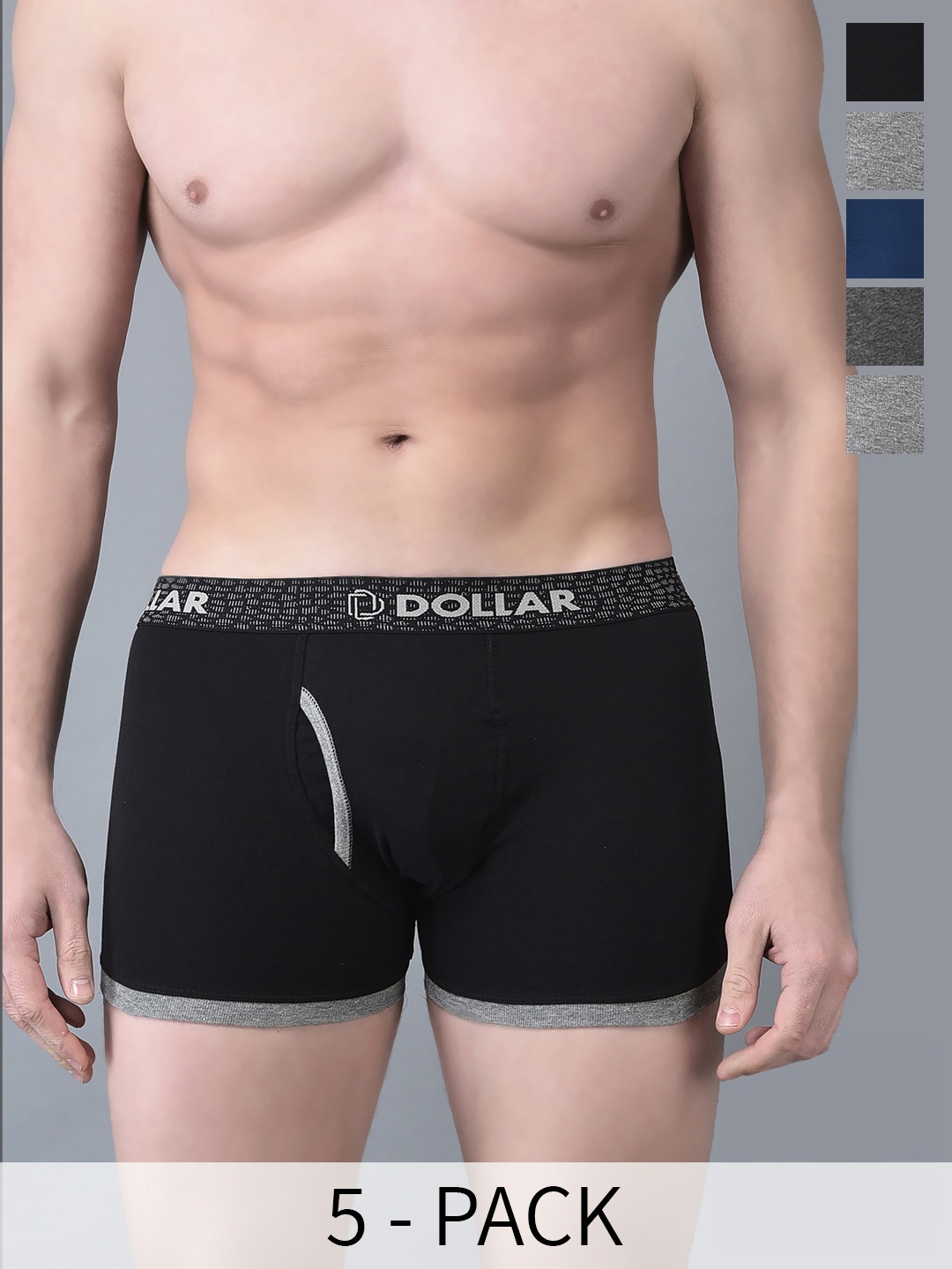 Dollar Bigboss Men Pack of 5 Contoured Pouch Support Trunk- MBTR-311-CNSTRIB, Assorted
Dollar Bigboss Men Pack of 5 Contoured Pouch Support Trunk- MBTR-311-CNSTRIB, Assorted