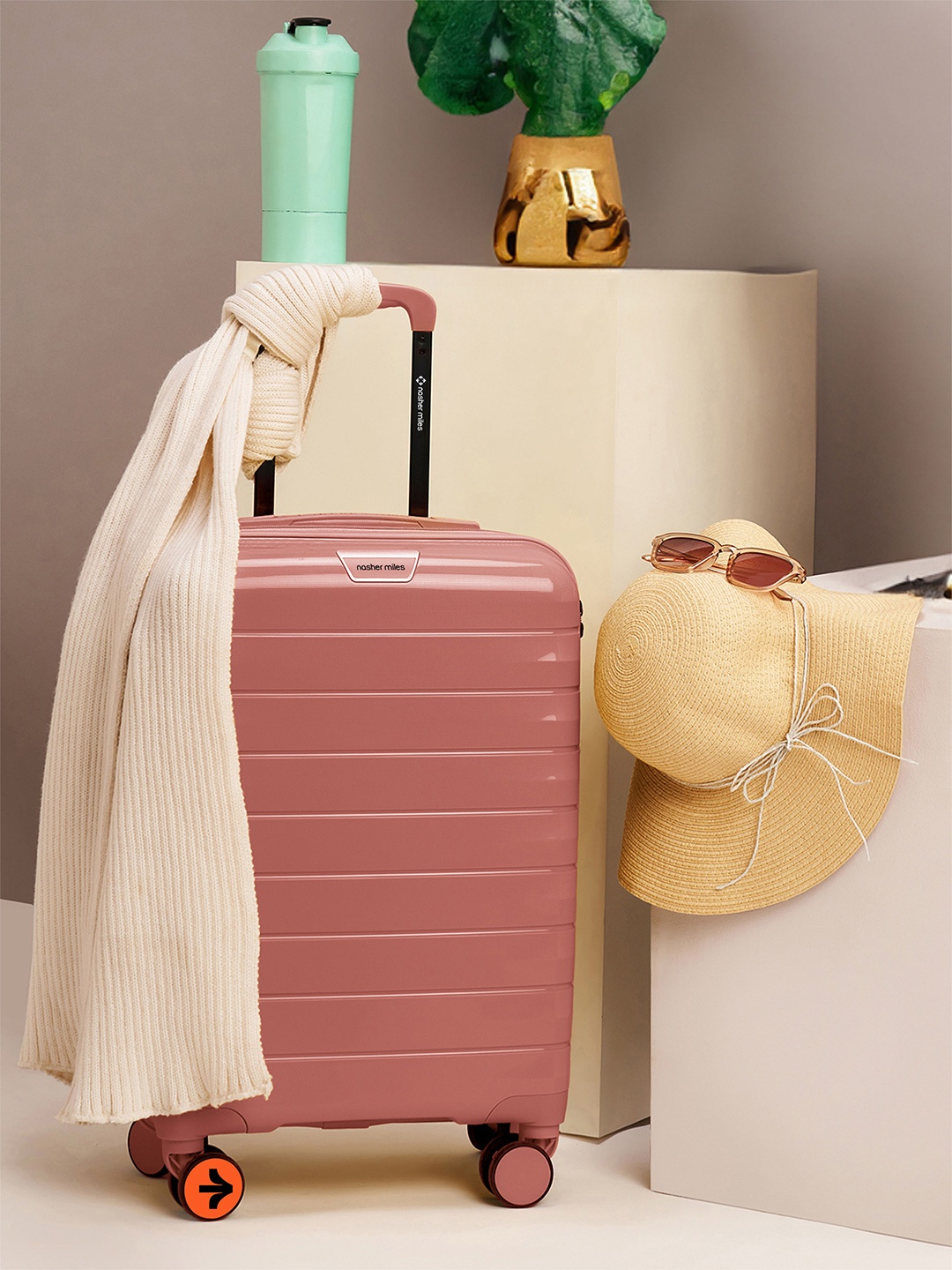 Nasher Miles Vienna Polypropylene Cabin Pink Trolley Bag - 20 Inch (55 cm)
Nasher Miles Vienna Polypropylene Cabin Pink Trolley Bag - 20 Inch (55 cm)