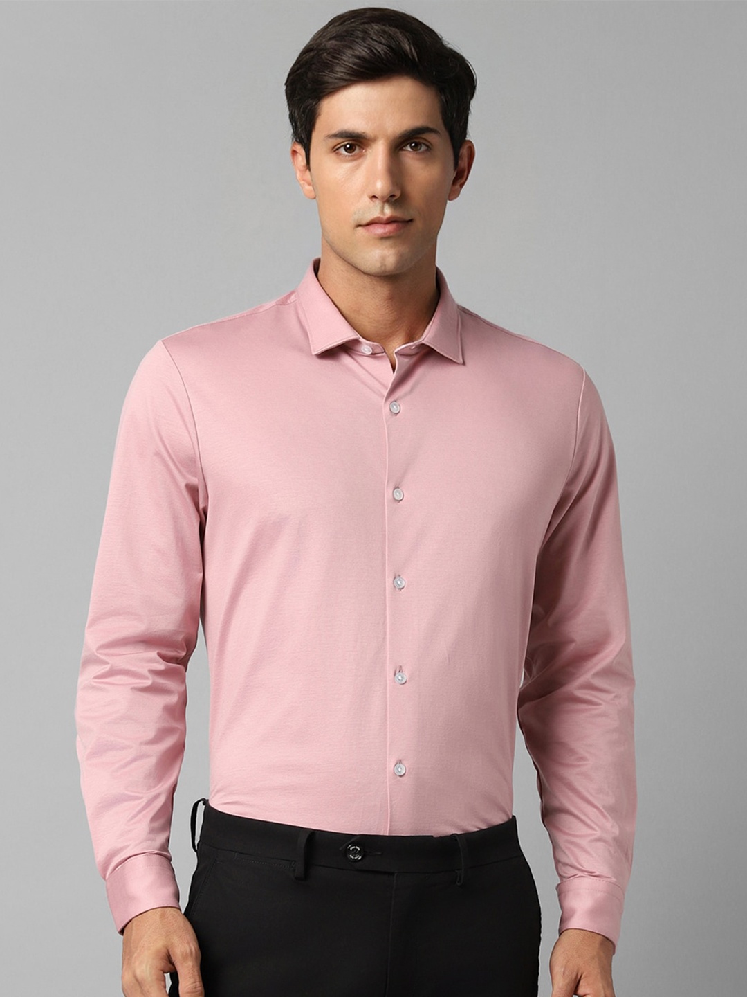 Louis Philippe Permapress Slim Fit Spread Collar Pure Cotton Wrinkle Free Formal Shirt, Pink
Louis Philippe Permapress Slim Fit Spread Collar Pure Cotton Wrinkle Free Formal Shirt, Pink
