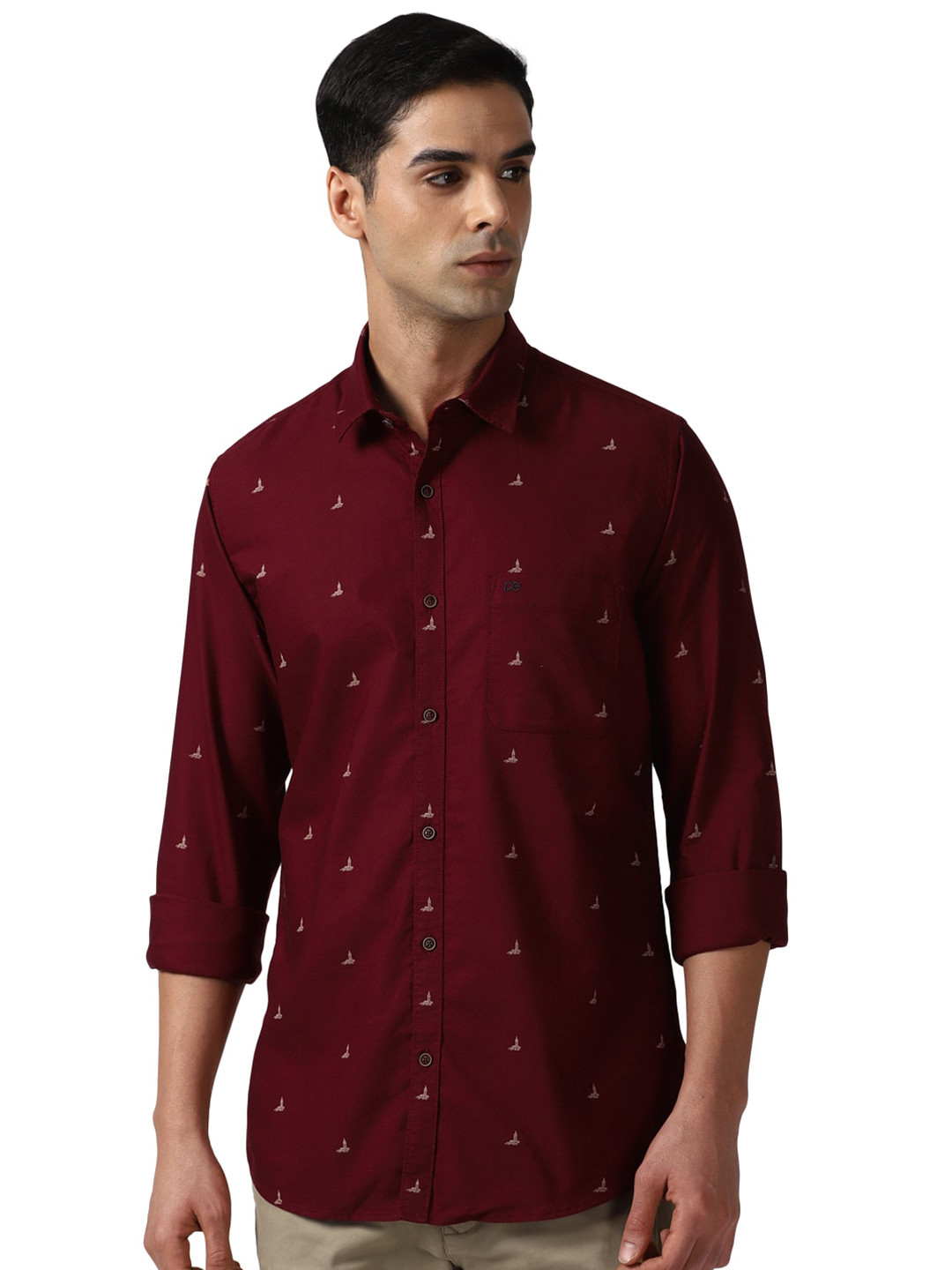Peter England Casuals Spread Collar Slim Fit Printed Casual Pure Cotton Shirt, Maroon
Peter England Casuals Spread Collar Slim Fit Printed Casual Pure Cotton Shirt, Maroon