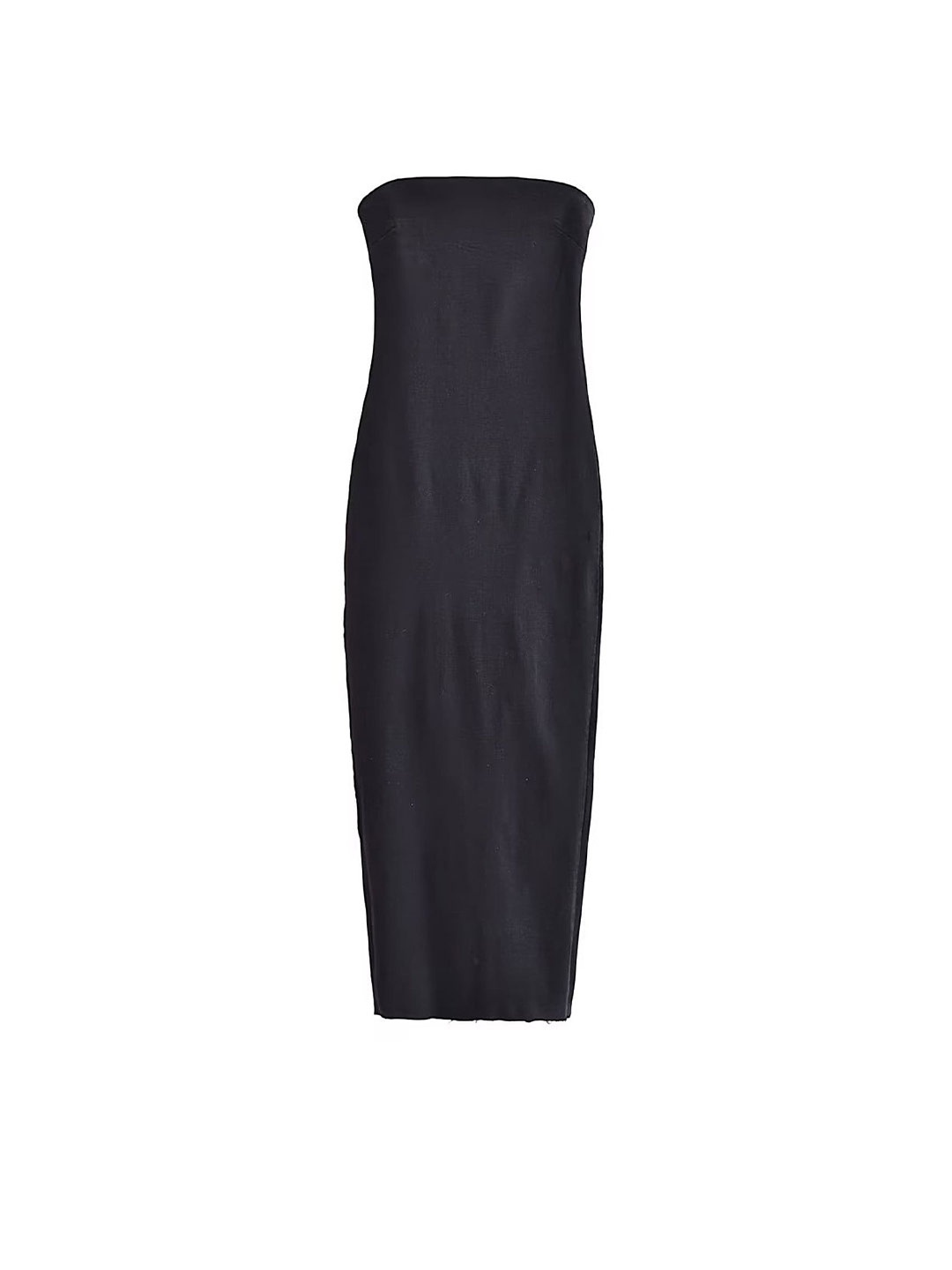 LULU & SKY Off-Shoulder Bodycon Midi Dress, Black