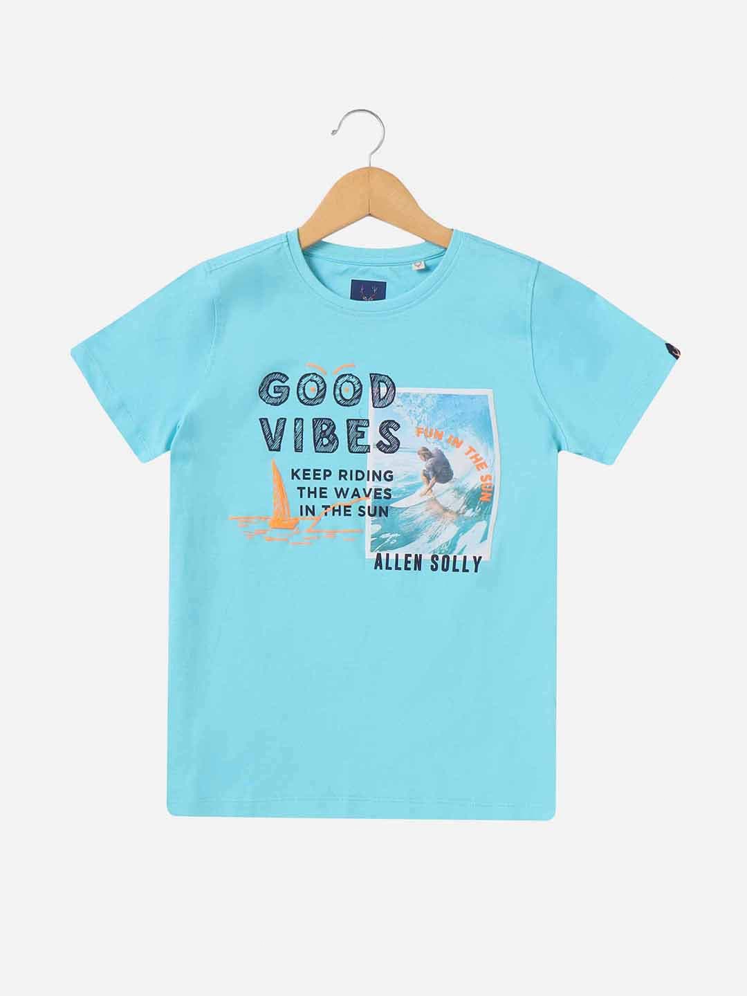 Allen Solly Junior Boys Typography Printed Regular Fit Round Neck Cotton T-Shirt, Blue
Allen Solly Junior Boys Typography Printed Regular Fit Round Neck Cotton T-Shirt, Blue