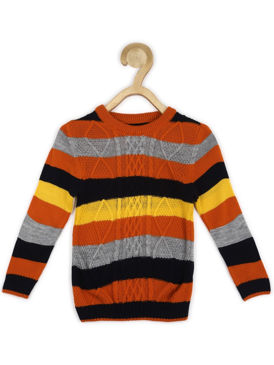 Allen Solly Junior Boys Striped Round Neck Long Sleeve Acrylic Pullover Sweater, Black
Allen Solly Junior Boys Striped Round Neck Long Sleeve Acrylic Pullover Sweater, Black