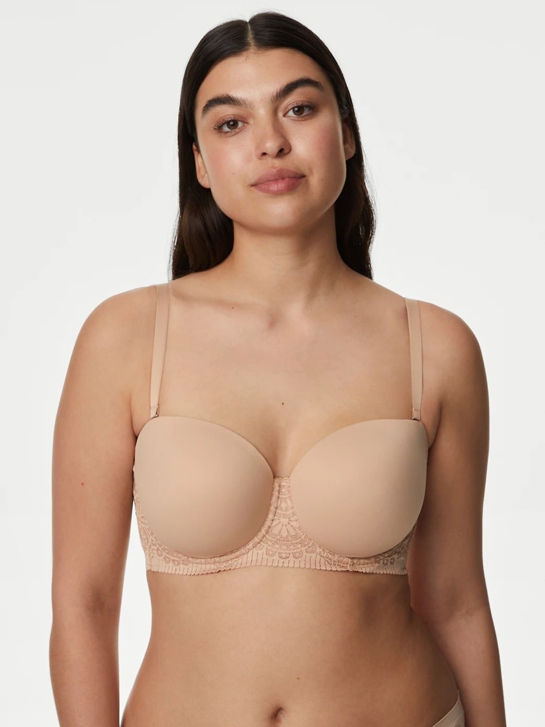 Marks & Spencer Full Coverage Underwired Lightly Padded T-shirt Bra WIth All Day Comfort, Beige
Marks & Spencer Full Coverage Underwired Lightly Padded T-shirt Bra WIth All Day Comfort, Beige