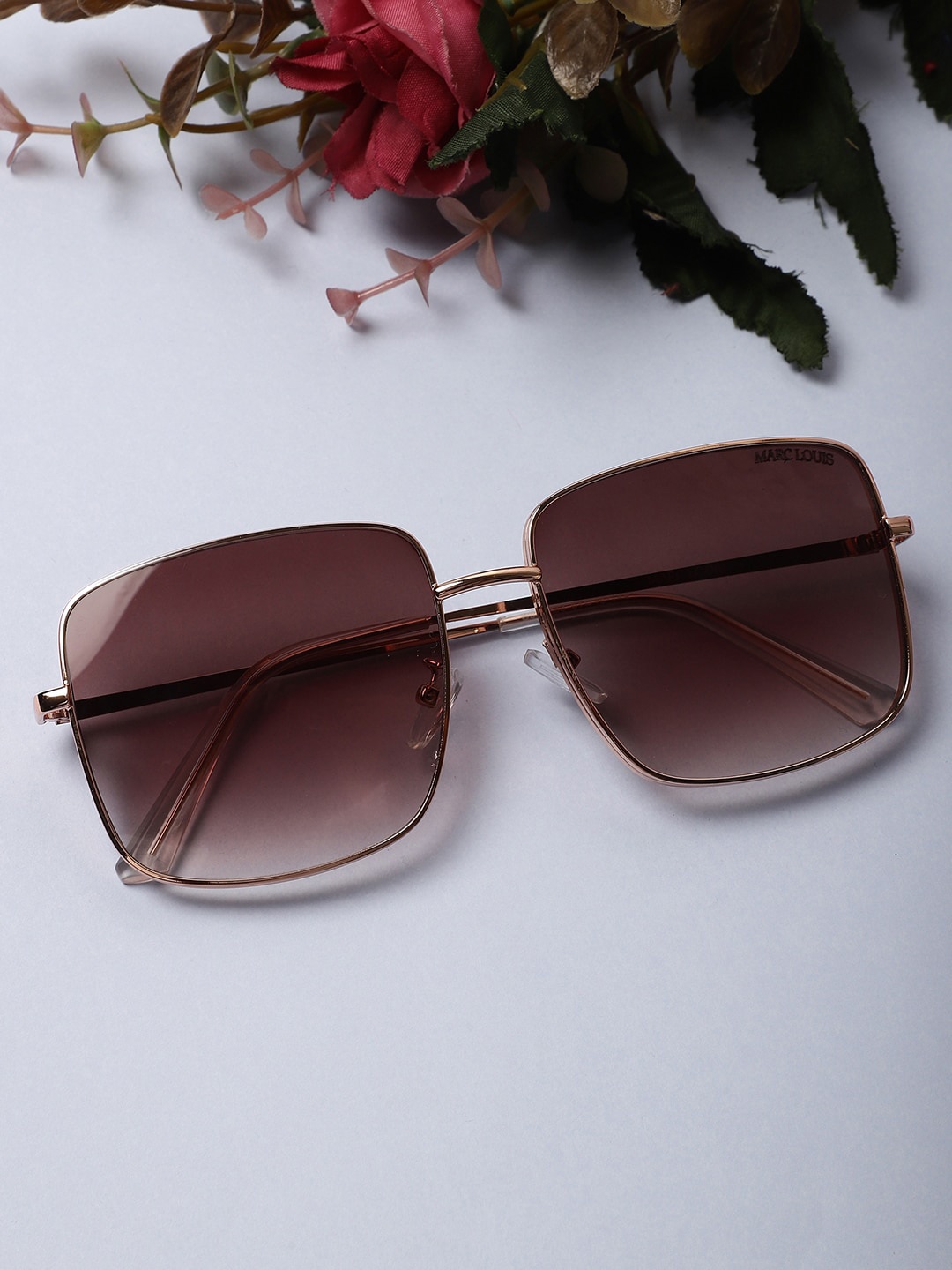 MARC LOUIS Women Square Sunglasses With UV Protected Lens MARC LOUIS B80-233(1), Brown
MARC LOUIS Women Square Sunglasses With UV Protected Lens MARC LOUIS B80-233(1), Brown