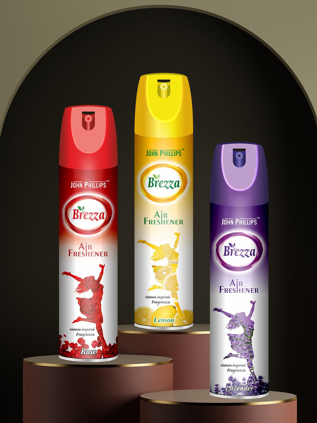 JOHN PHILLIPS Yellow 3-Pieces Rose With Lemon & Lavender Room Air Freshener 234 ml Each, Red
JOHN PHILLIPS Yellow 3-Pieces Rose With Lemon & Lavender Room Air Freshener 234 ml Each, Red