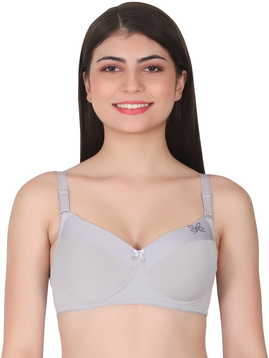 LACYLUXE T-shirt Bra Full Coverage Lightly Padded All Day Comfort Super Support Bra, Grey
LACYLUXE T-shirt Bra Full Coverage Lightly Padded All Day Comfort Super Support Bra, Grey
