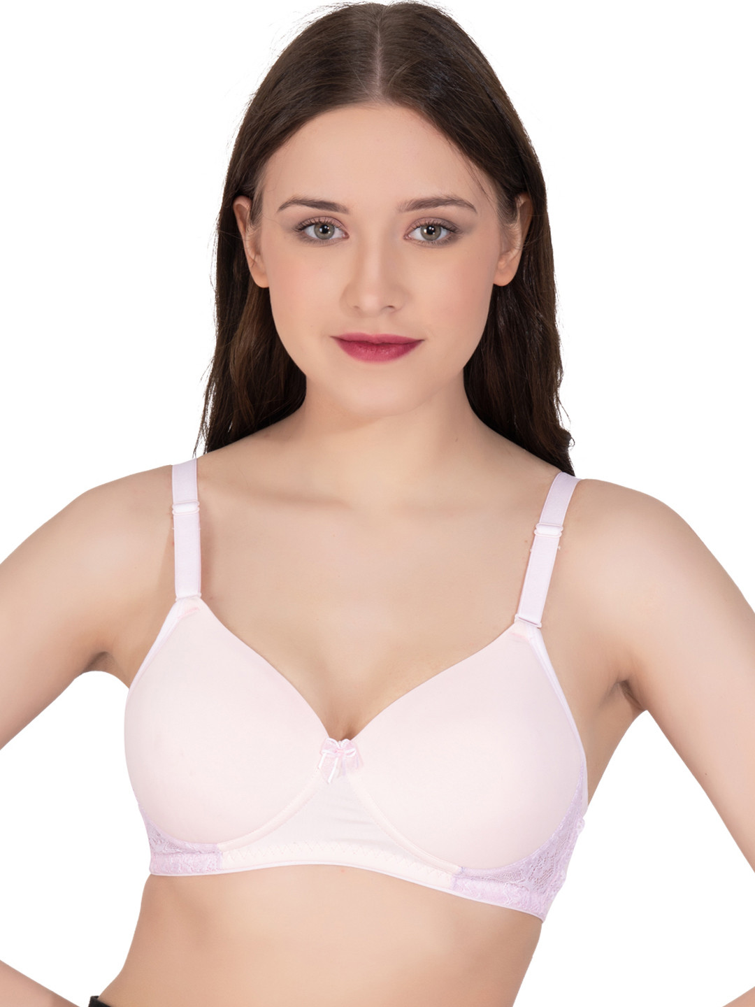 Eve's Beauty Lightly Padded Full Coverage T-shirt Bra With All Day Comfort, Pink 
Eve's Beauty Lightly Padded Full Coverage T-shirt Bra With All Day Comfort, Pink