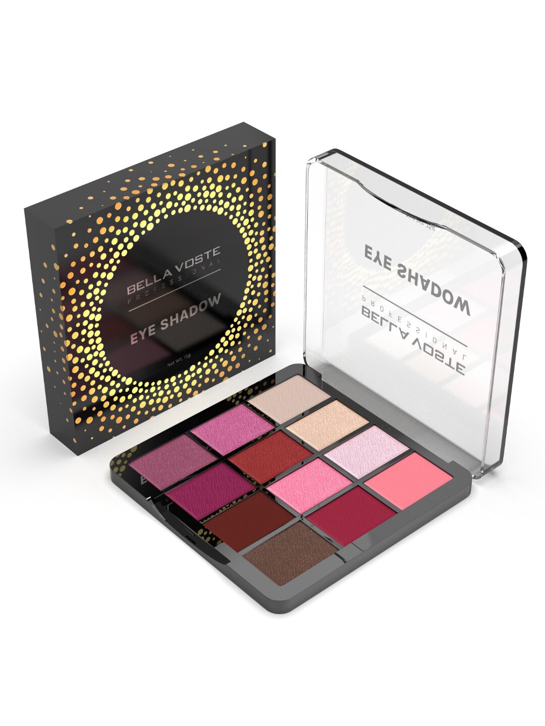Bella Voste 12-In-1 Professional Mesmerizing Colors Eyeshadow Palette - BVES105, Purple
Bella Voste 12-In-1 Professional Mesmerizing Colors Eyeshadow Palette - BVES105, Purple