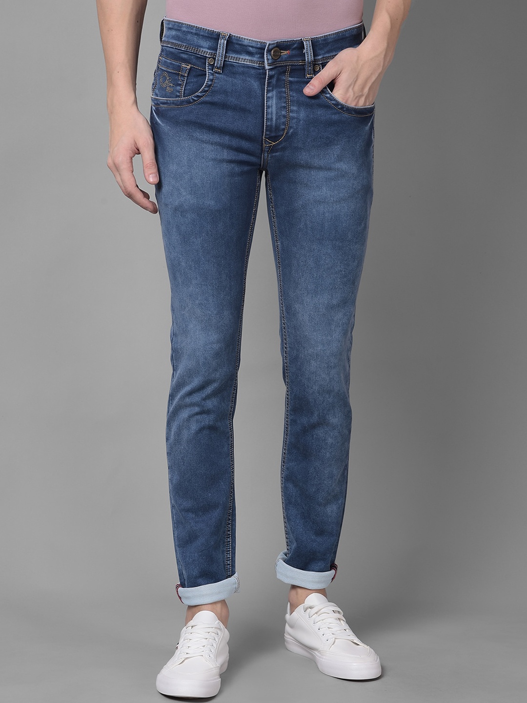 American Archer Men Smart Skinny Clean Look Fit Low-Rise Light Fade Stretchable Jeans, Blue
American Archer Men Smart Skinny Clean Look Fit Low-Rise Light Fade Stretchable Jeans, Blue
