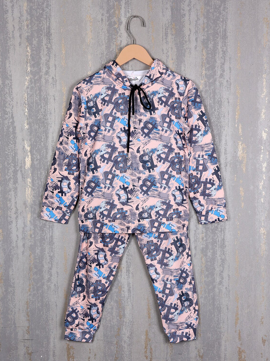 Albion Boys Graphic Printed Hood Neck Pure Cotton Hooded Sweatshirt And Joggers, Pink
Albion Boys Graphic Printed Hood Neck Pure Cotton Hooded Sweatshirt And Joggers, Pink
