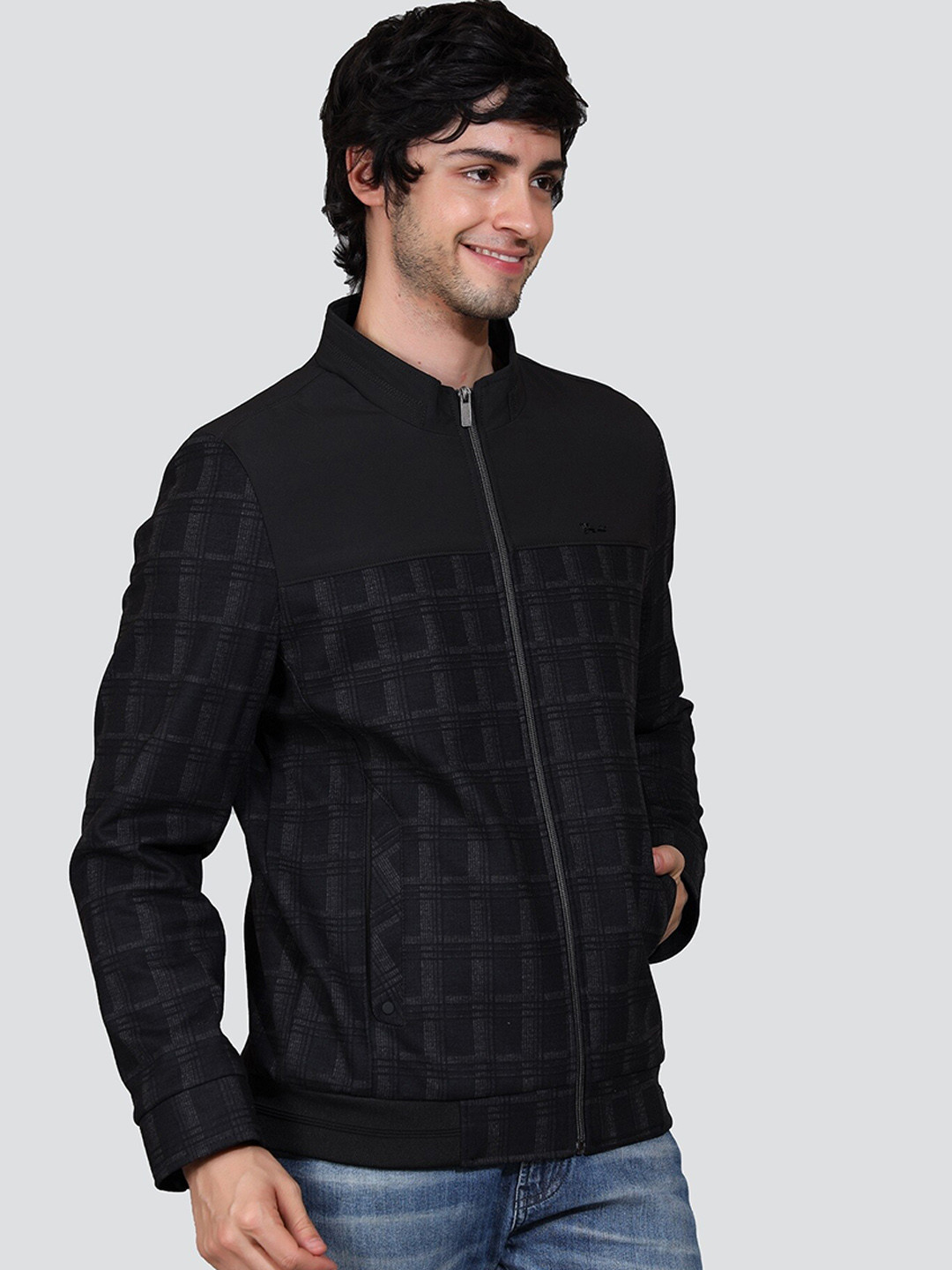 YOUNG CLUB CLASSIC Checked Lightweight Bomber Jacket, Black
YOUNG CLUB CLASSIC Checked Lightweight Bomber Jacket, Black