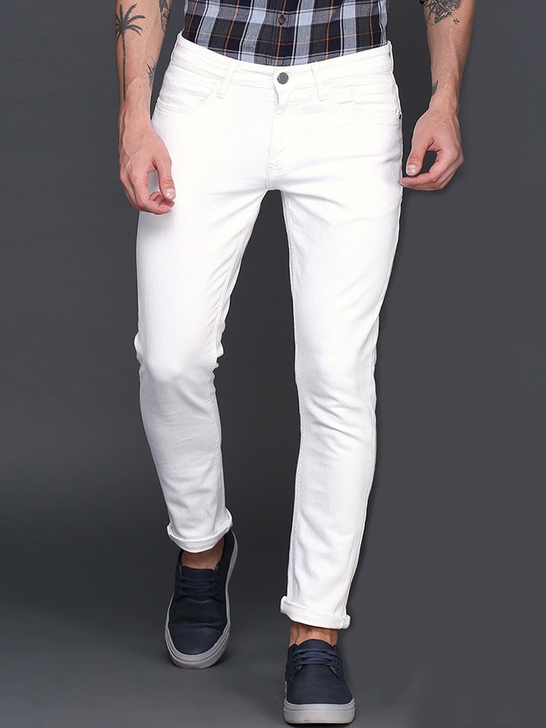 Xee Men Jean Regular Fit Mid-Rise Clean Look Tear Resistant Fabric Cotton Jeans, White
Xee Men Jean Regular Fit Mid-Rise Clean Look Tear Resistant Fabric Cotton Jeans, White