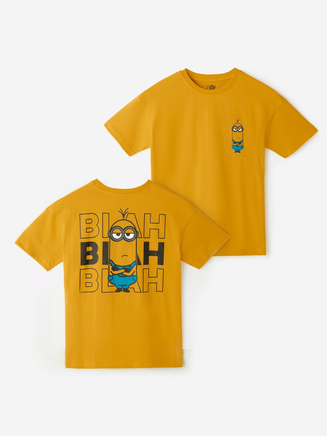 The Souled Store Boys Humour and Comic Minions Printed Oversized Pure Cotton T-Shirt, Yellow
The Souled Store Boys Humour and Comic Minions Printed Oversized Pure Cotton T-Shirt, Yellow