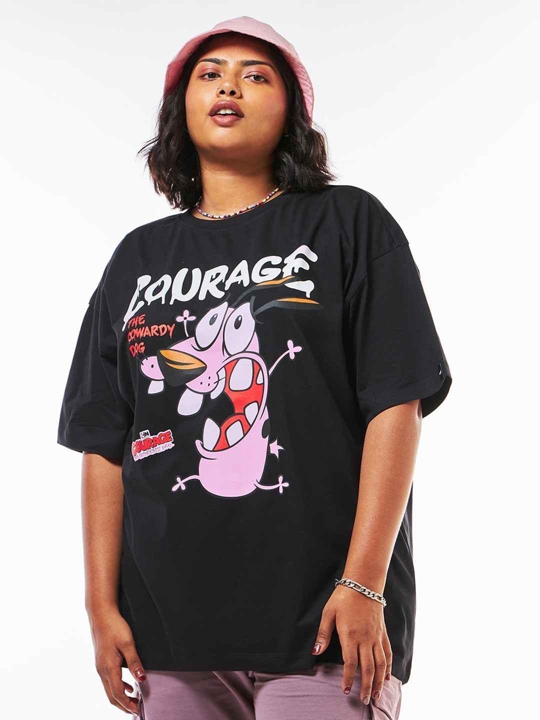 Bewakoof Plus Women Plus Size Graphic Printed Cotton Oversized T-shirt, Black
Bewakoof Plus Women Plus Size Graphic Printed Cotton Oversized T-shirt, Black