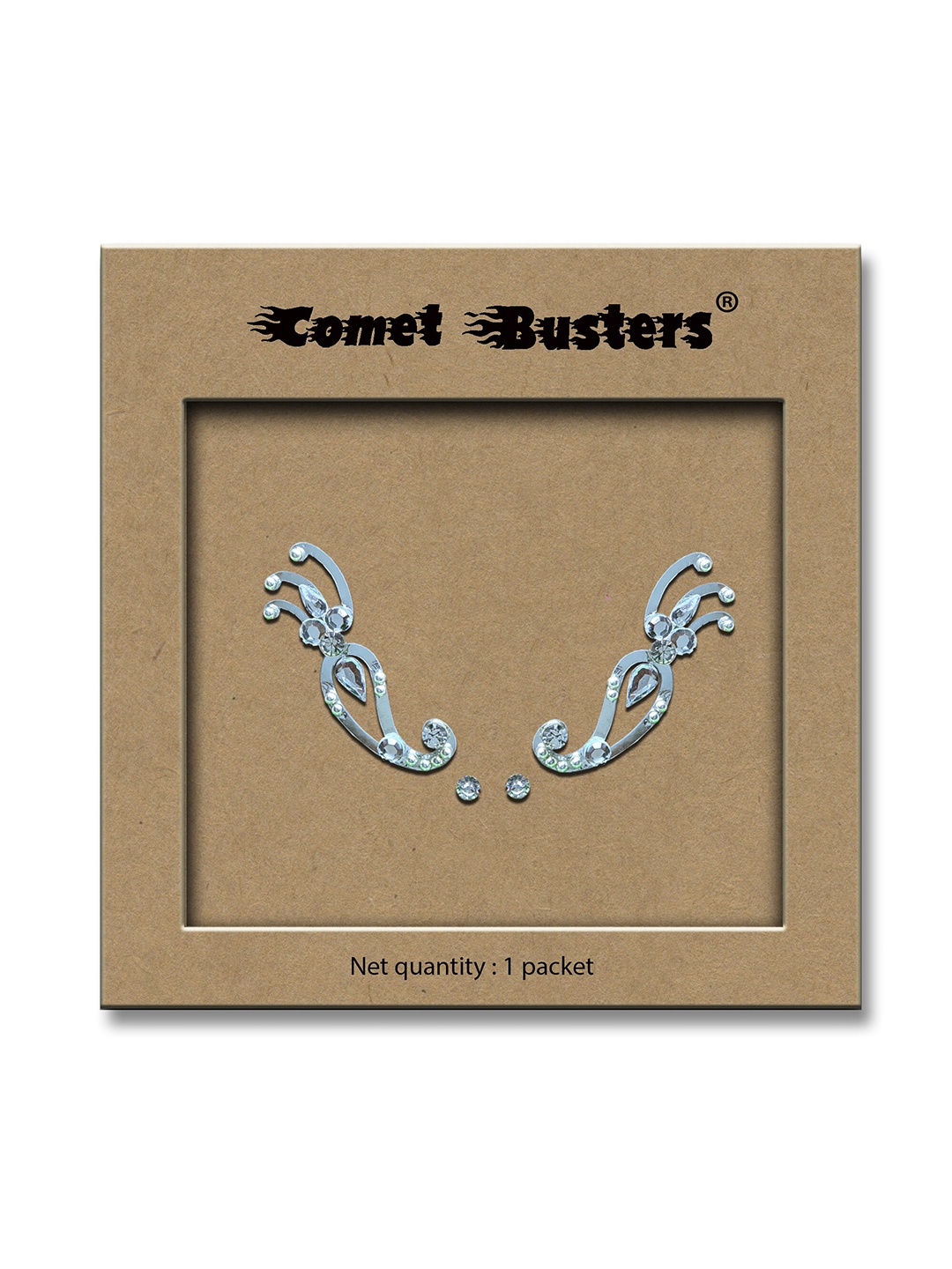 Comet Busters Handcrafted Face Gems Rave Eye Decoration Eye Jewels Eye Bindi - Silver
Comet Busters Handcrafted Face Gems Rave Eye Decoration Eye Jewels Eye Bindi - Silver