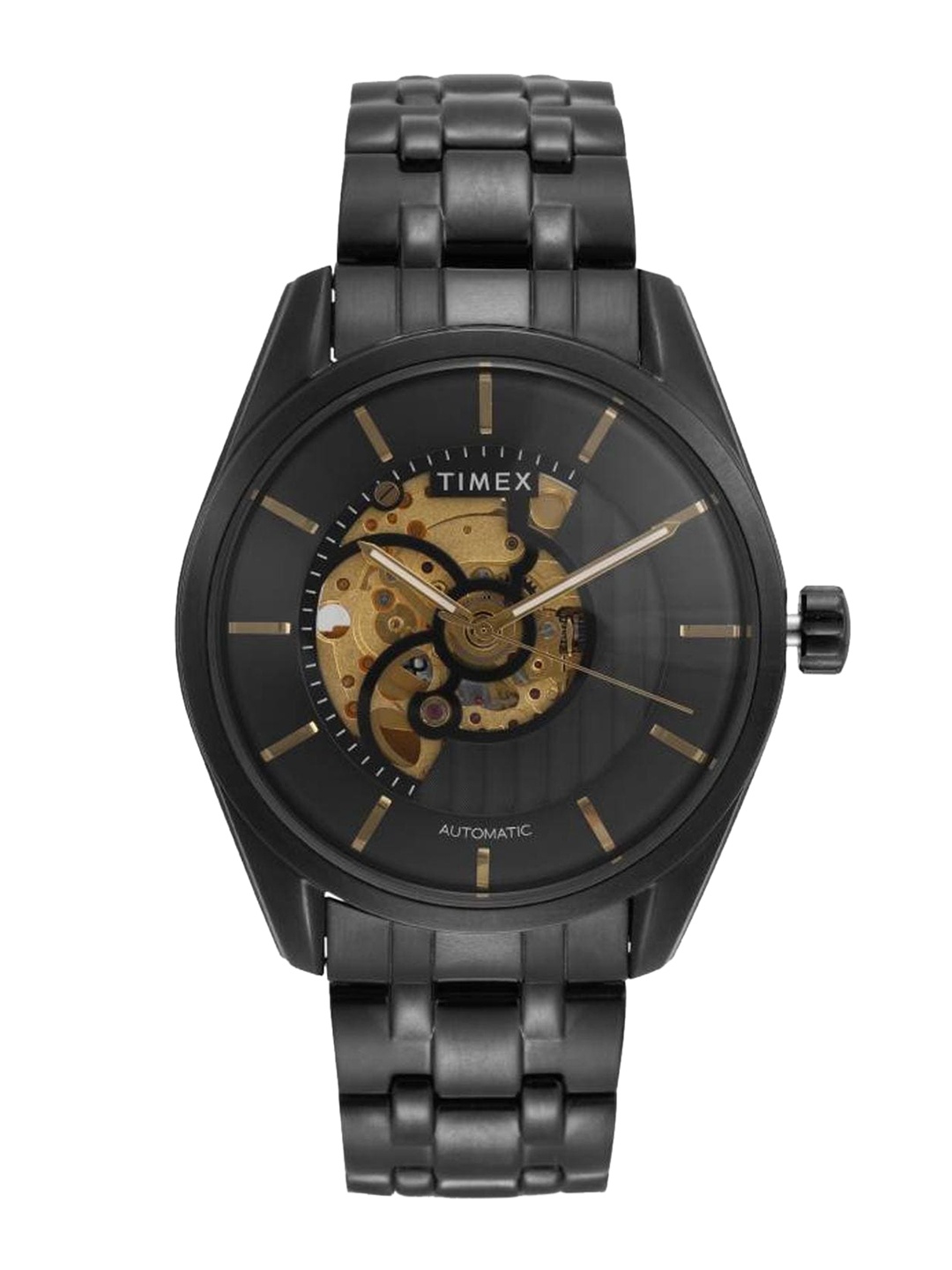 Timex Men Skeleton Dial & Stainless Steel Straps Analogue Automatic Watch TWEG17505, Grey
Timex Men Skeleton Dial & Stainless Steel Straps Analogue Automatic Watch TWEG17505, Grey