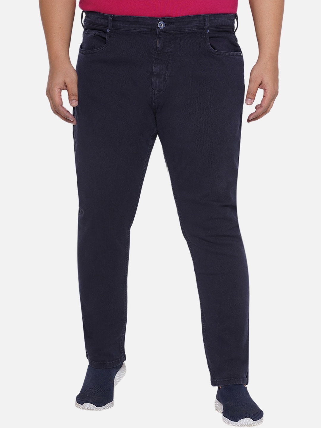 Santonio Men Classic Regular Fit Mid-Raise Clean Look Stretchable Jeans, Navy blue
Santonio Men Classic Regular Fit Mid-Raise Clean Look Stretchable Jeans, Navy blue