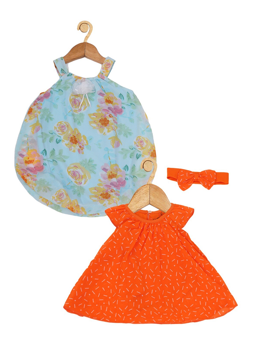 Creative Kids Infant Girls Pack Of 2 Floral Printed Round Neck Fit and Flare Midi Dress, Pink
Creative Kids Infant Girls Pack Of 2 Floral Printed Round Neck Fit and Flare Midi Dress, Pink