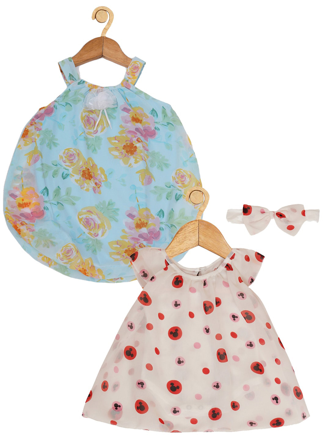 Creative Kids Infants Girls Pack Of 2 Floral Printed Cap Sleeves A-Line Dresses, White
Creative Kids Infants Girls Pack Of 2 Floral Printed Cap Sleeves A-Line Dresses, White
