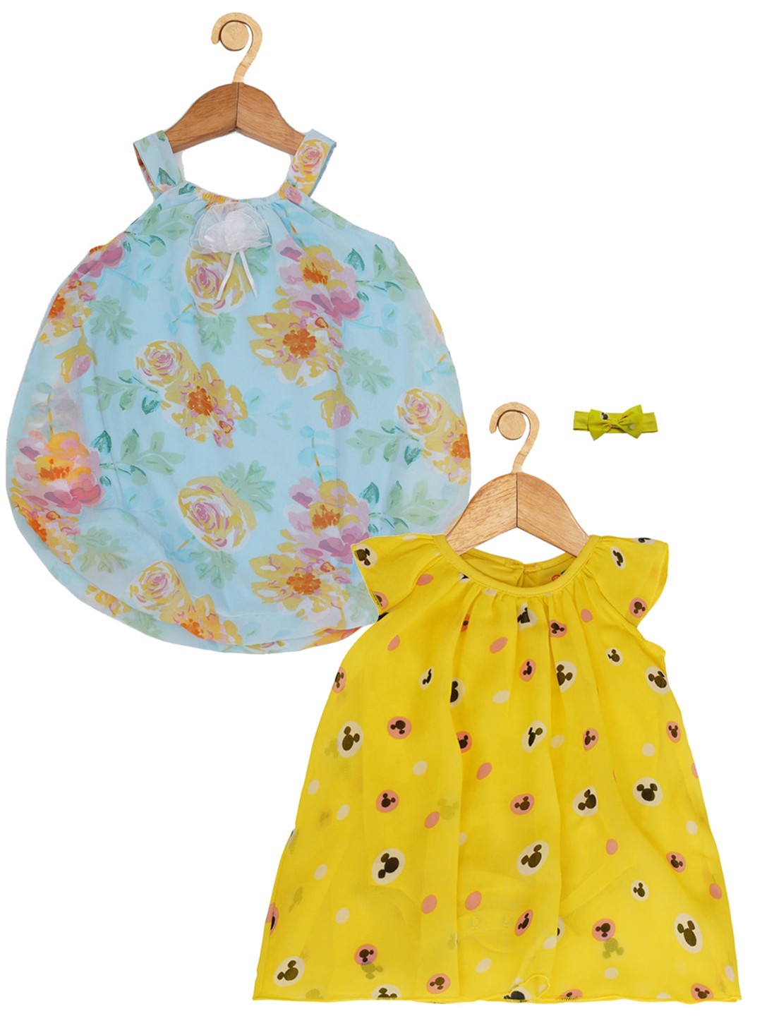 Creative Kids Infants Pack Of 2 Mickey Mouse Printed A-Line Dress With Attached Bodysuit, Yellow
Creative Kids Infants Pack Of 2 Mickey Mouse Printed A-Line Dress With Attached Bodysuit, Yellow