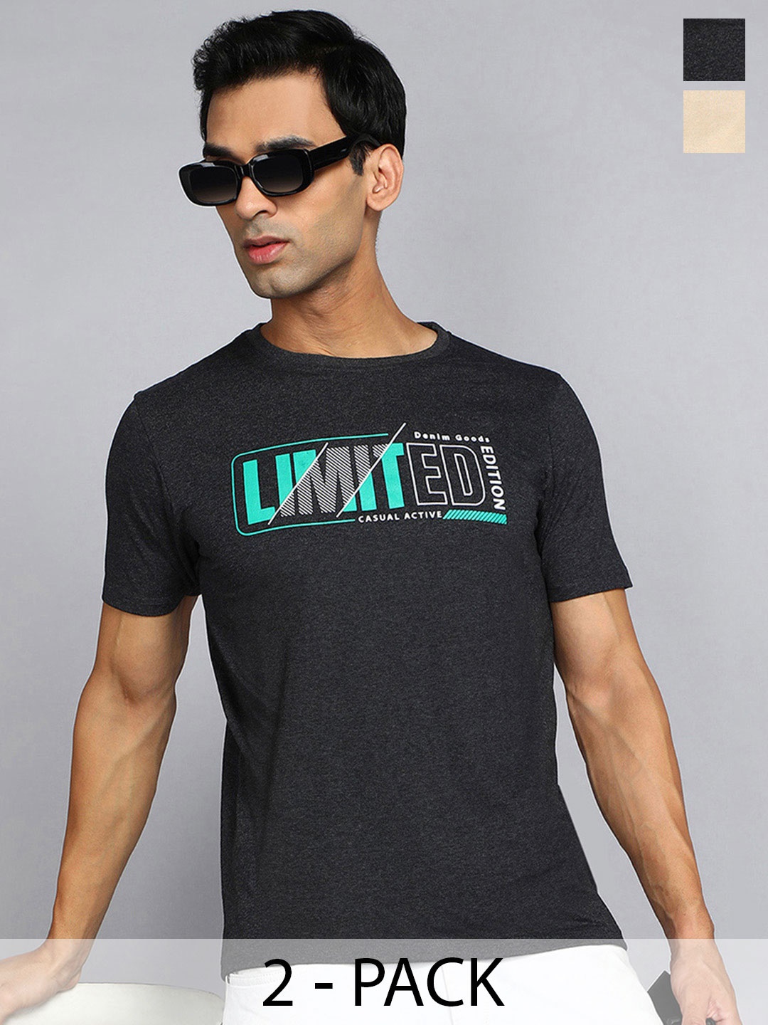 Luke & Lilly Men Multicoloured Typography 2 Printed Extended Sleeves Applique T-shirt, Multi
Luke & Lilly Men Multicoloured Typography 2 Printed Extended Sleeves Applique T-shirt, Multi