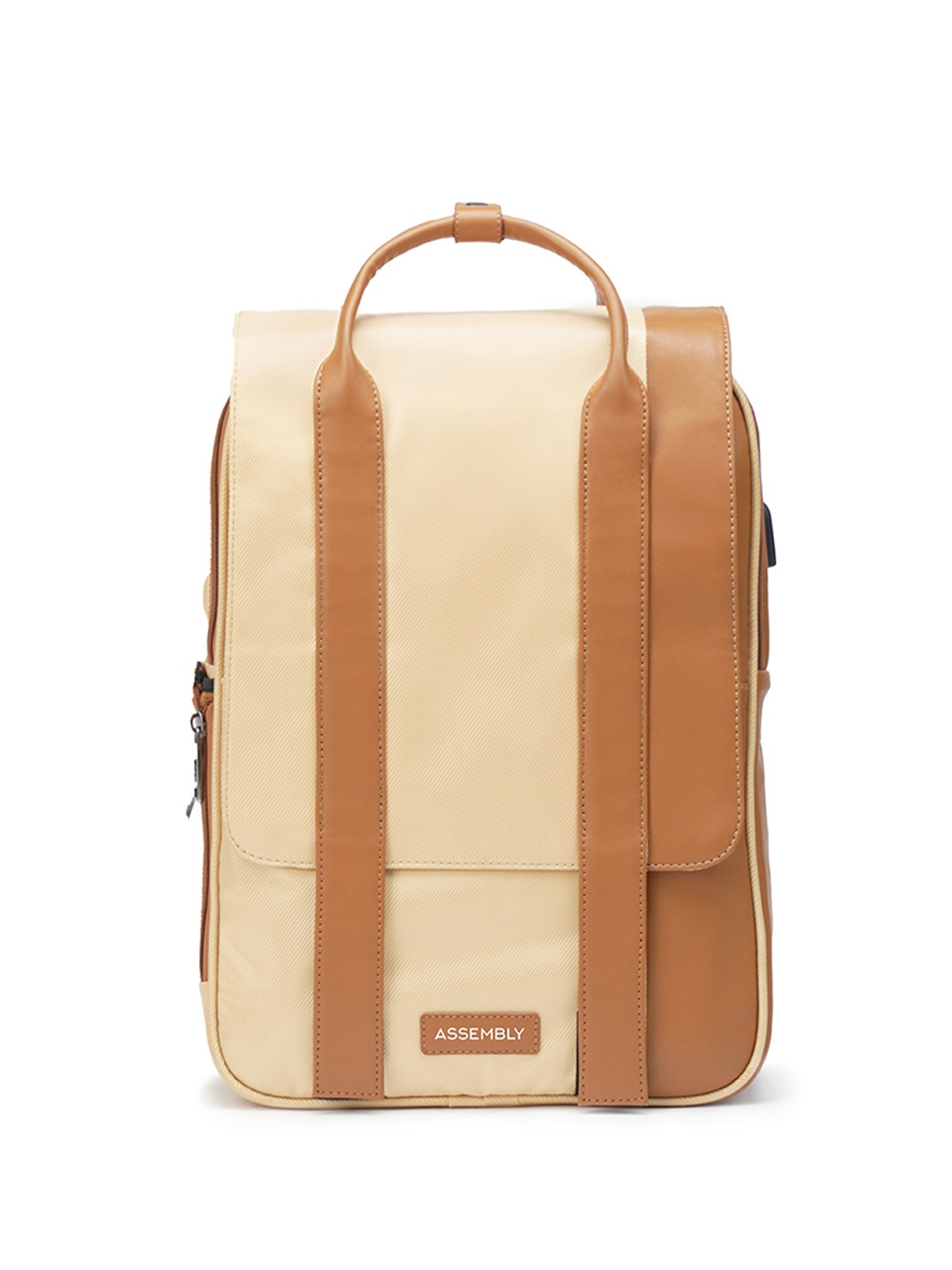 Assembly Unisex Textured Backpack with USB Charging Port - Up to 15.6 inch laptop, Beige
Assembly Unisex Textured Backpack with USB Charging Port - Up to 15.6 inch laptop, Beige